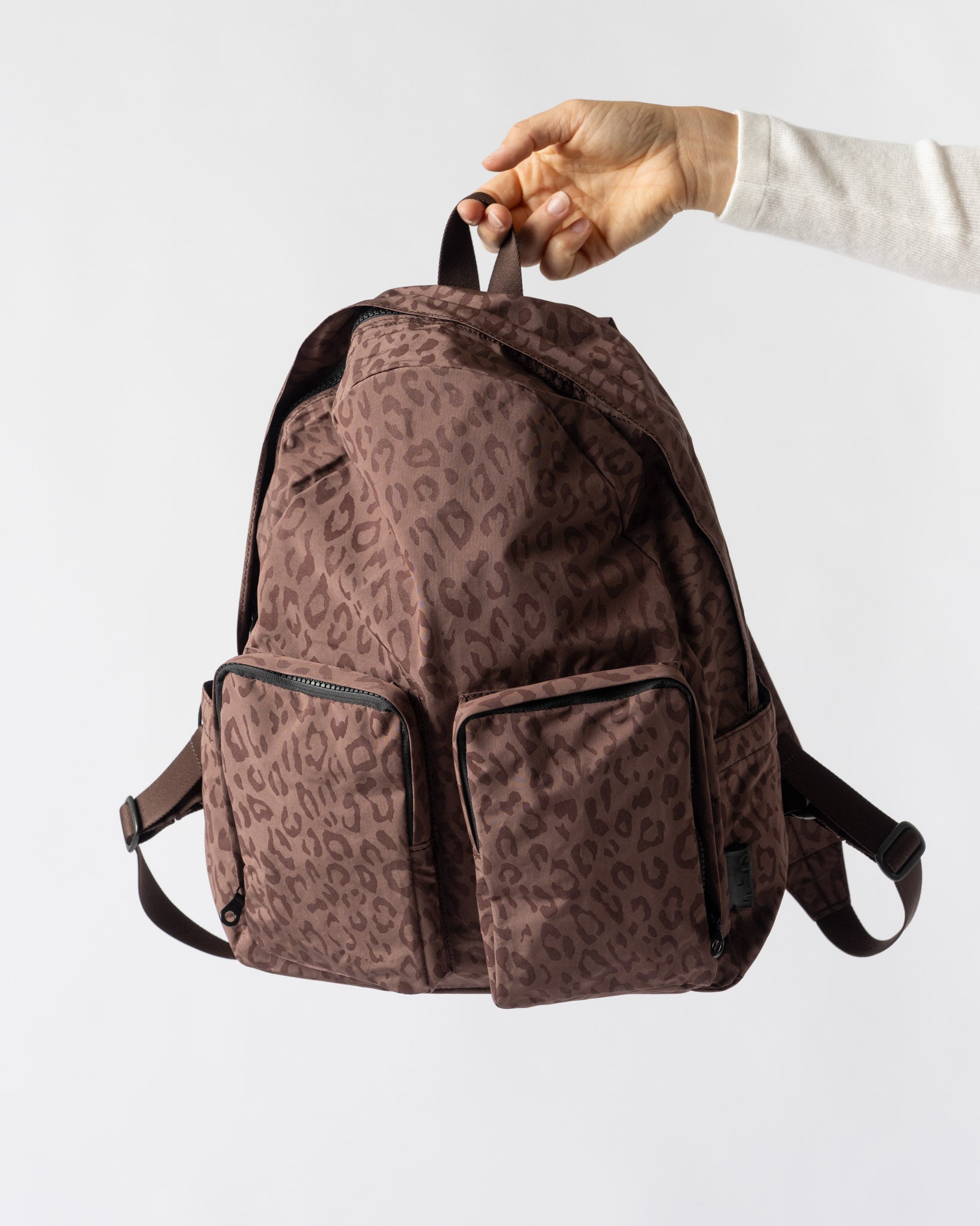 Amiacalva Split Yarn Backpack S in Leopard