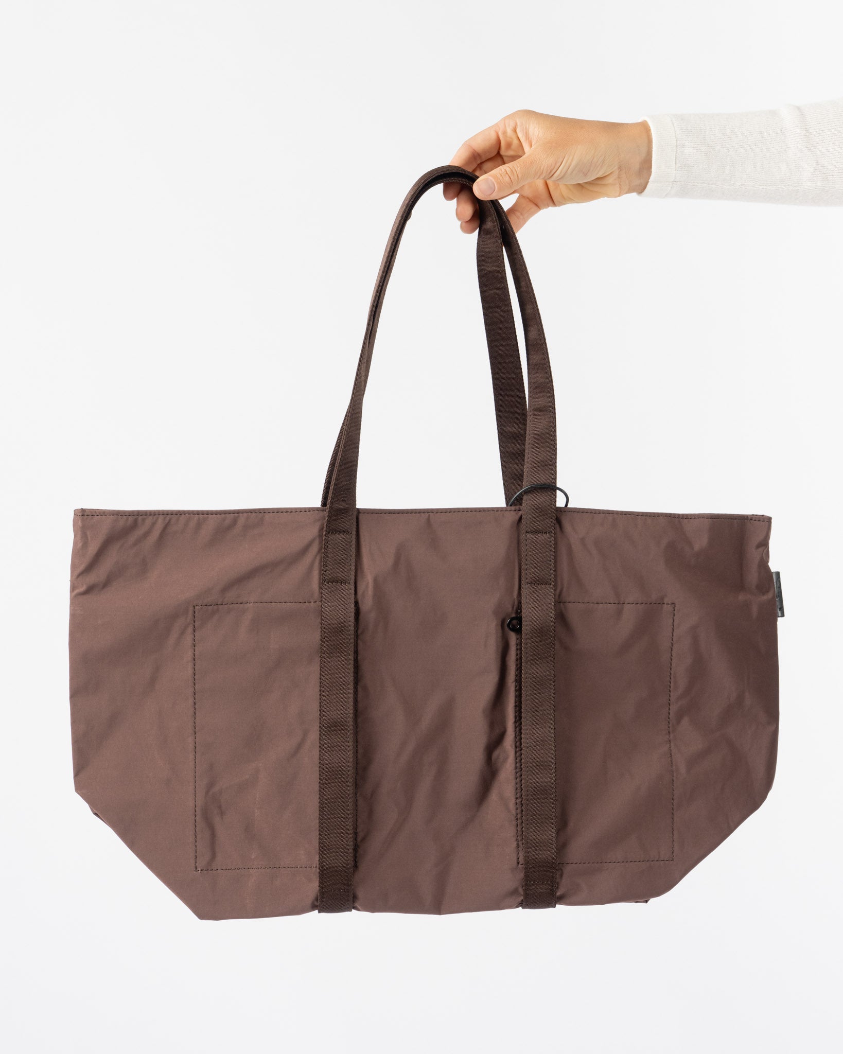 Amiacalva Split Yarn Tote in Bordeaux Brown
