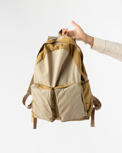 Amiacalva Shrink Nylon Backpack in 2 Tone