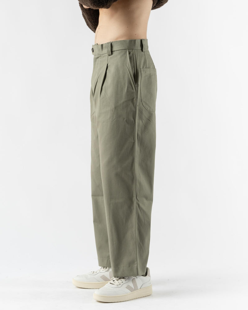 An Irrational Element Artist Trouser in Green