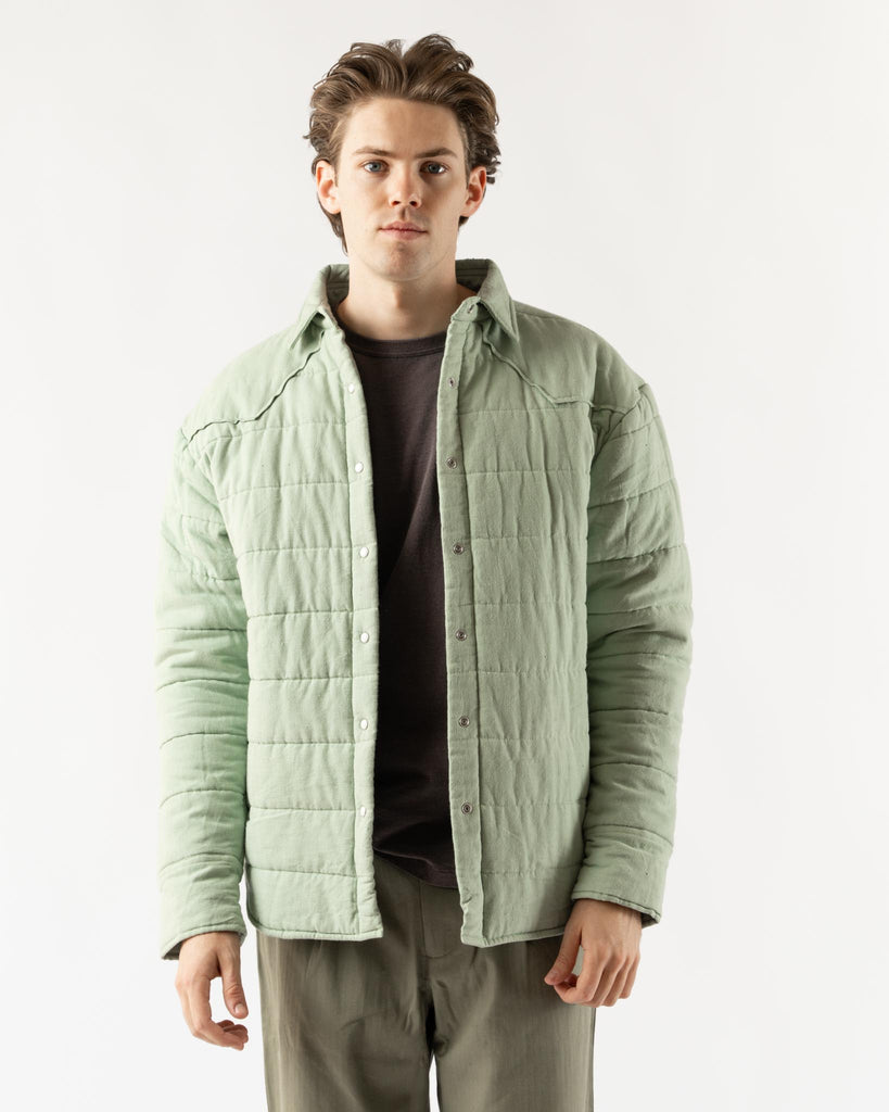 An Irrational Element Western Jacket in Green Curated at Jake and 