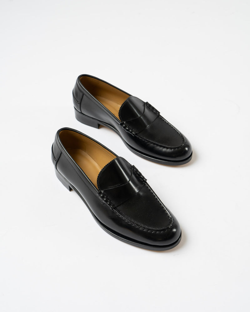 Anne Thomas Marie Cecile Loafer in Polido Black