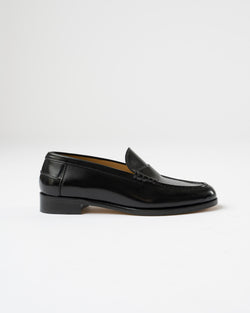 Anne Thomas Marie Cecile Loafer in Polido Black