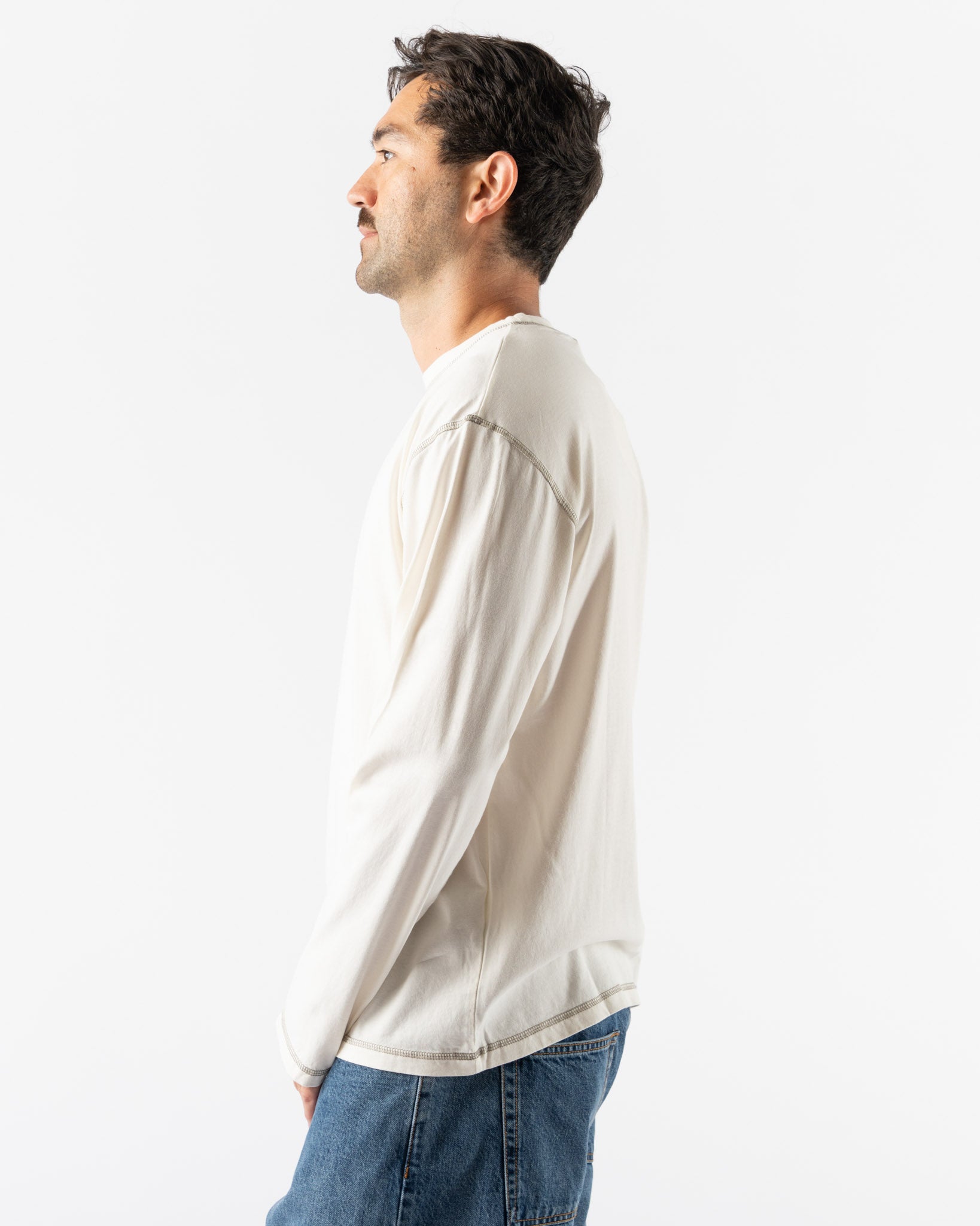 Another Aspect Another T-Shirt 3.0 in White/Brown