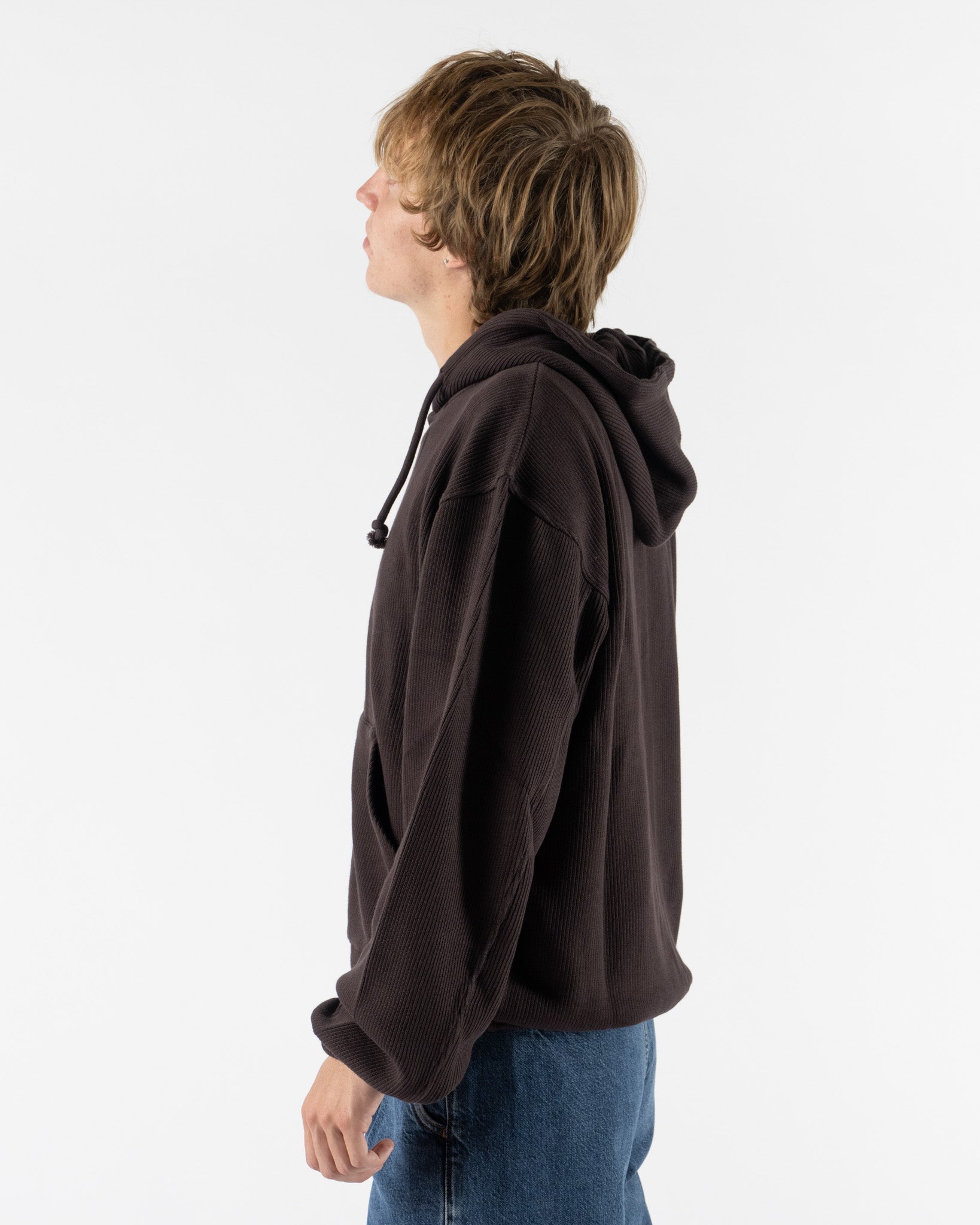 Another Aspect Another Zip Hoodie 1.0 in Dark Brown
