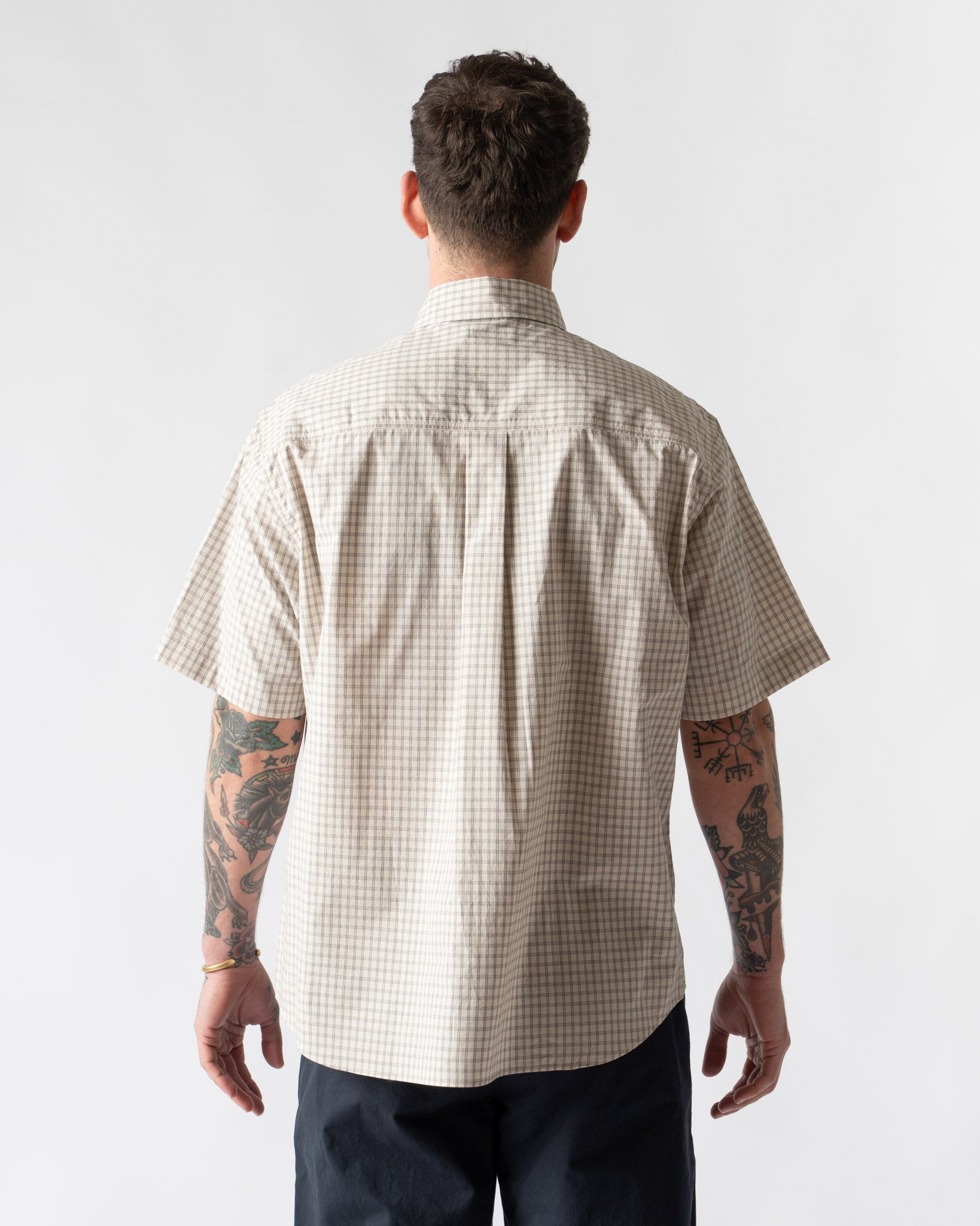 Another Aspect Another Shirt 4.1 in Blue/White Check