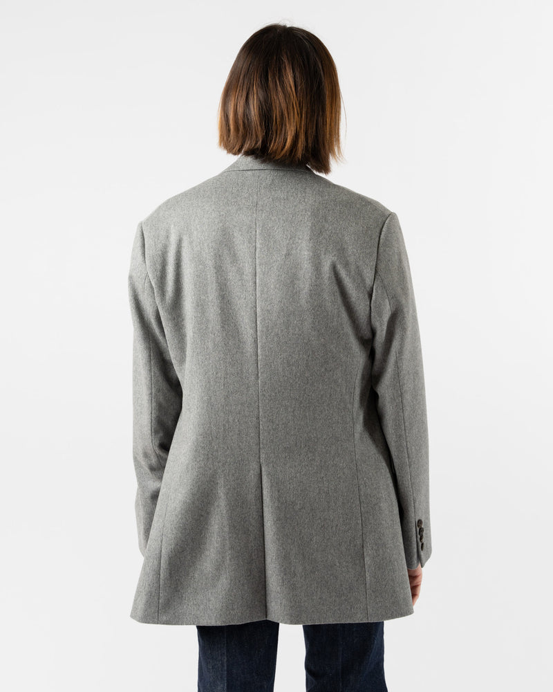 Auralee Cashmere Moleskin Jacket in Top Gray