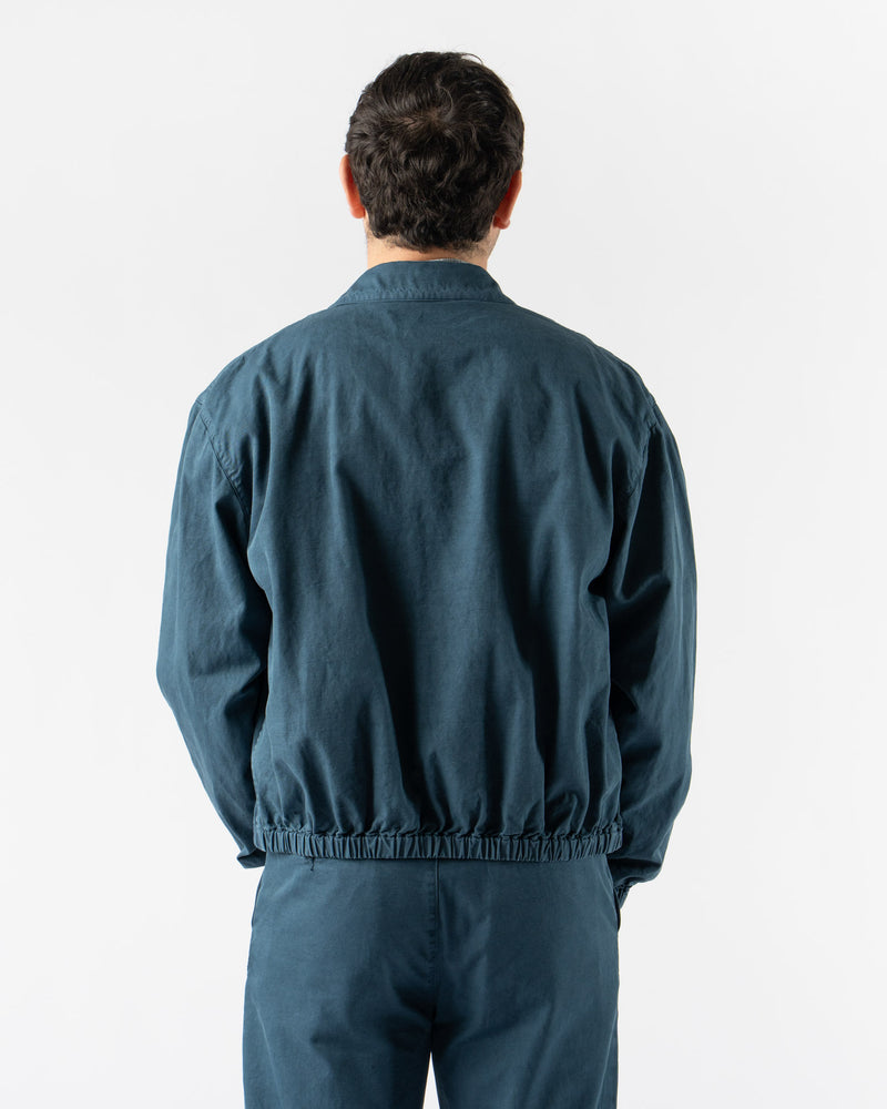 AURALEE - Linen Gabardine No Collar Jacket IVORY WHITE WASHIDA