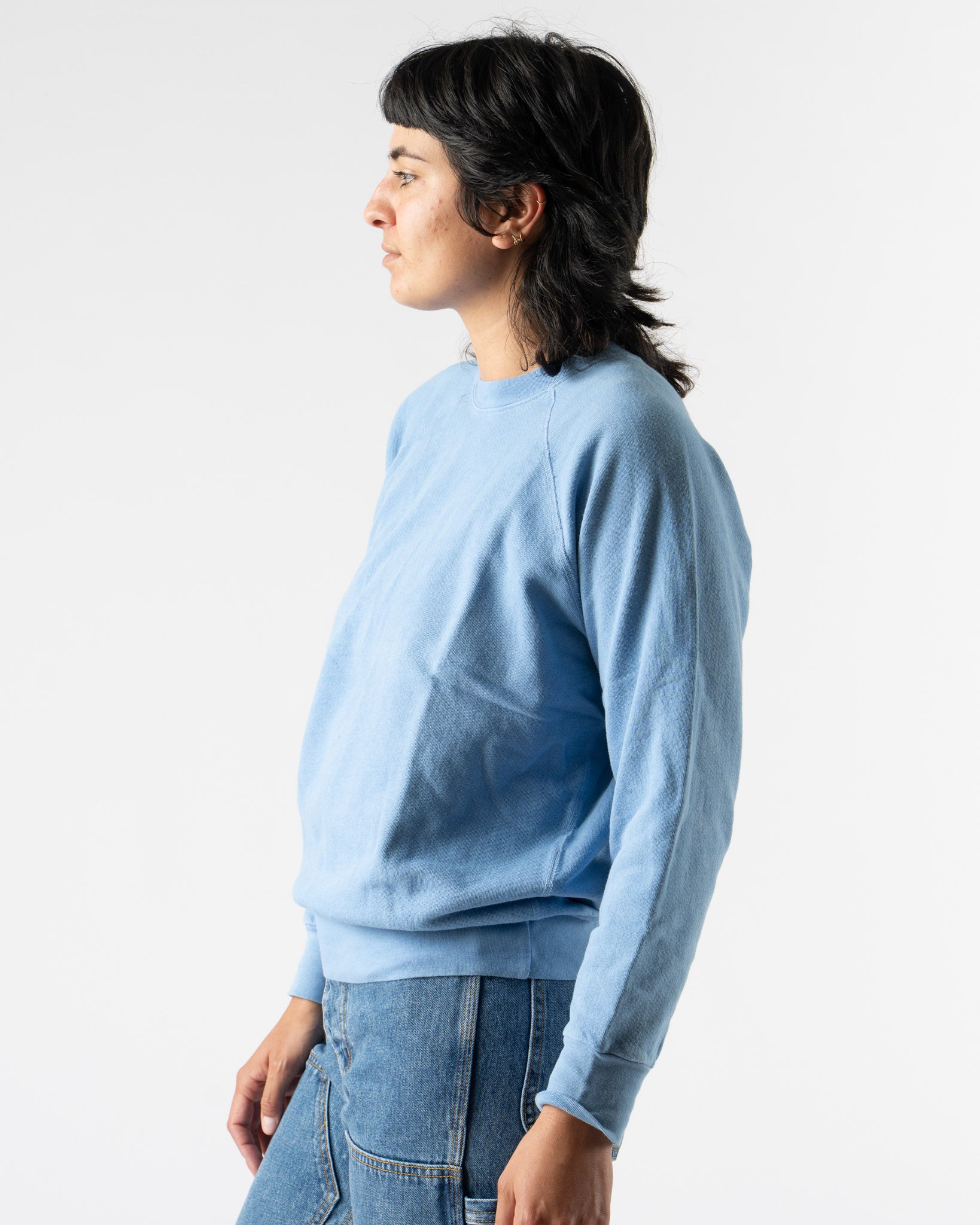 B Sides Crewneck Sweatshirt in Arlo Blue