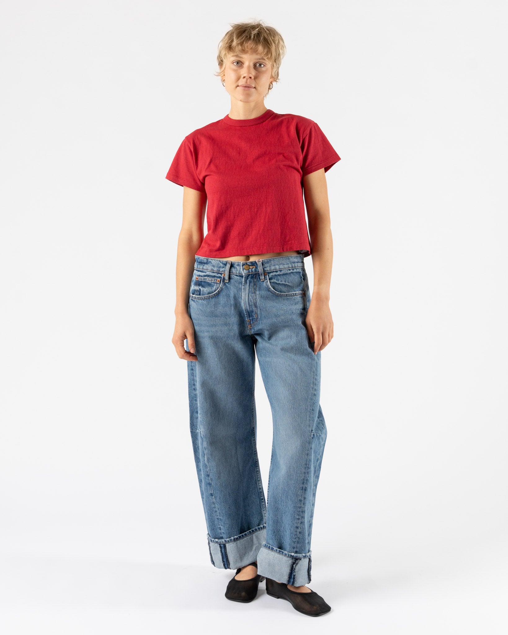 B Sides Relaxed Lasso Cuffed in Jane Wash