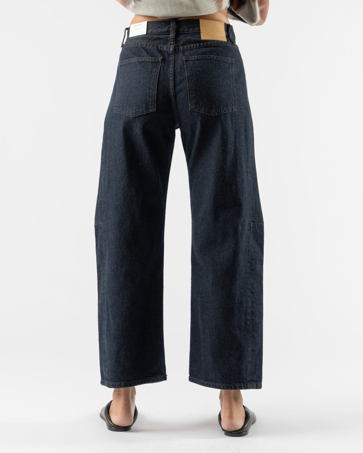 B Sides Slim Lasso in Indigo Brown Rinse