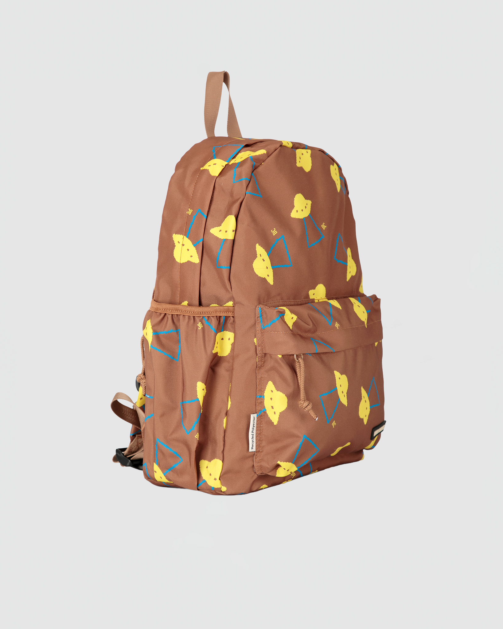 Bobo Choses Pixel Abduction All Over Backpack in Brown 6