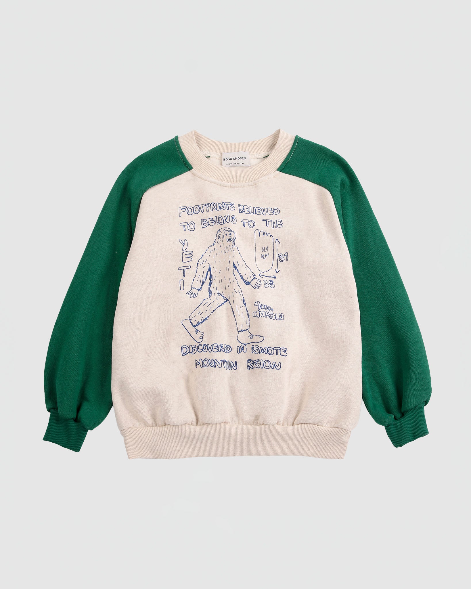 Bobo Choses Mr. Footish Raglan Sweatshirt