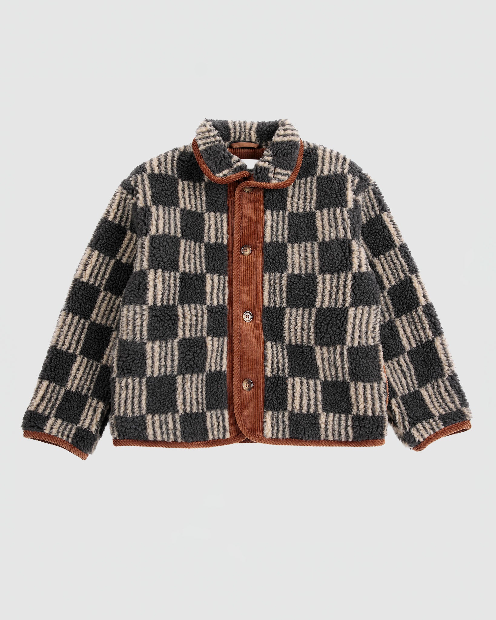 Bobo Choses Almost Moiré All Over Sheepskin Jacket