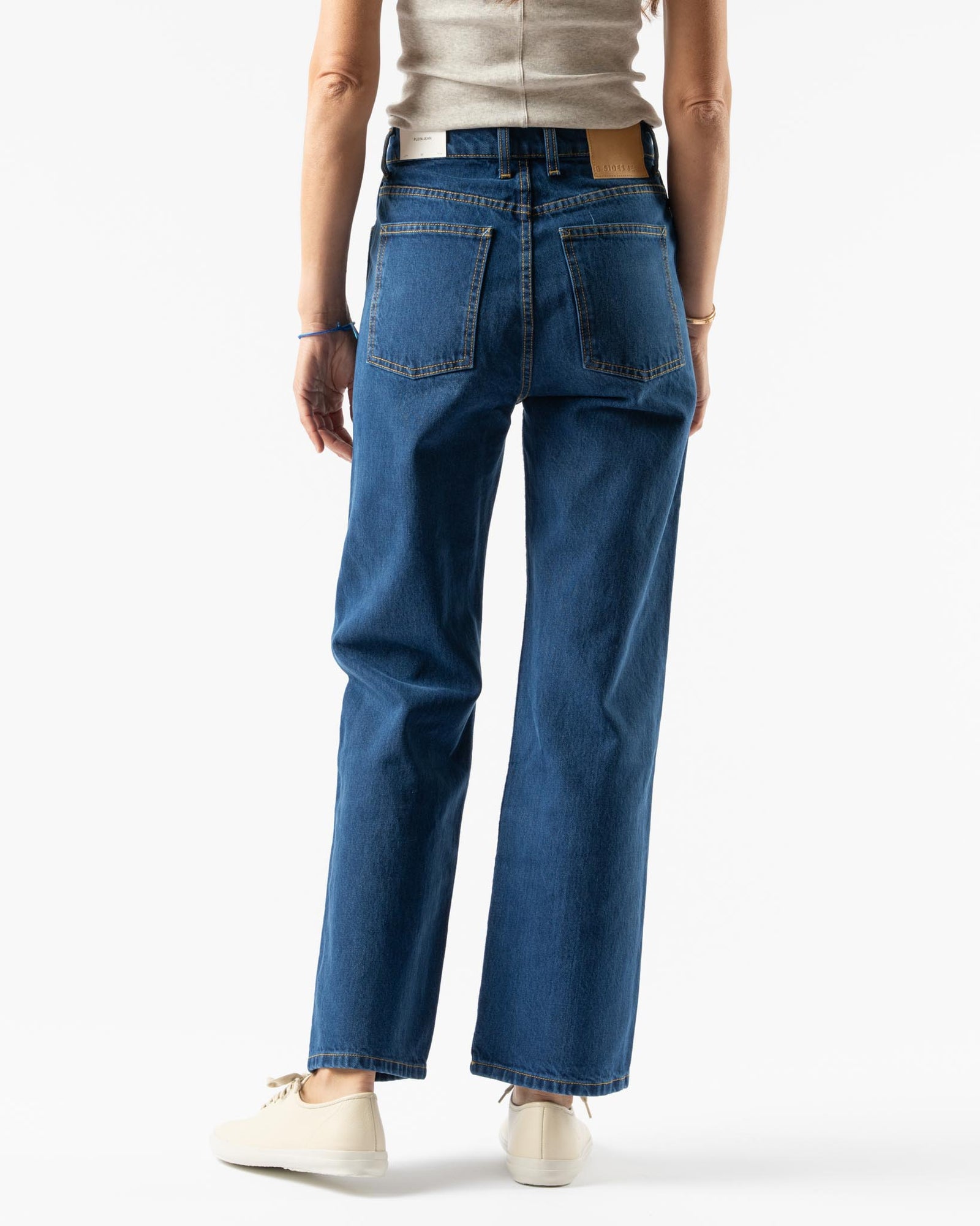 B Sides Plein High Straight Jean in Tate Vintage Curated at Jake and Jones