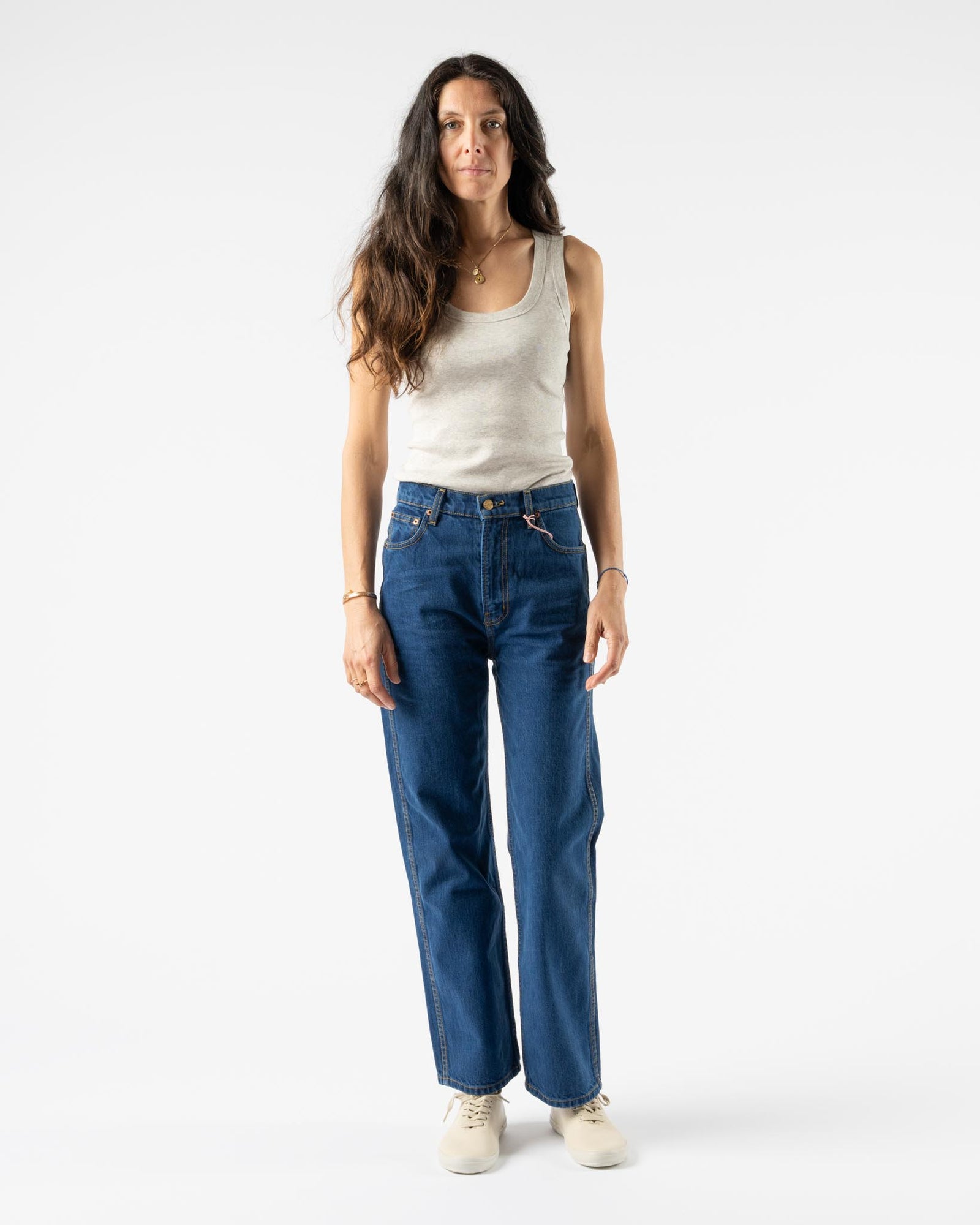 B Sides Plein High Straight Jean in Tate Vintage Curated at Jake and Jones