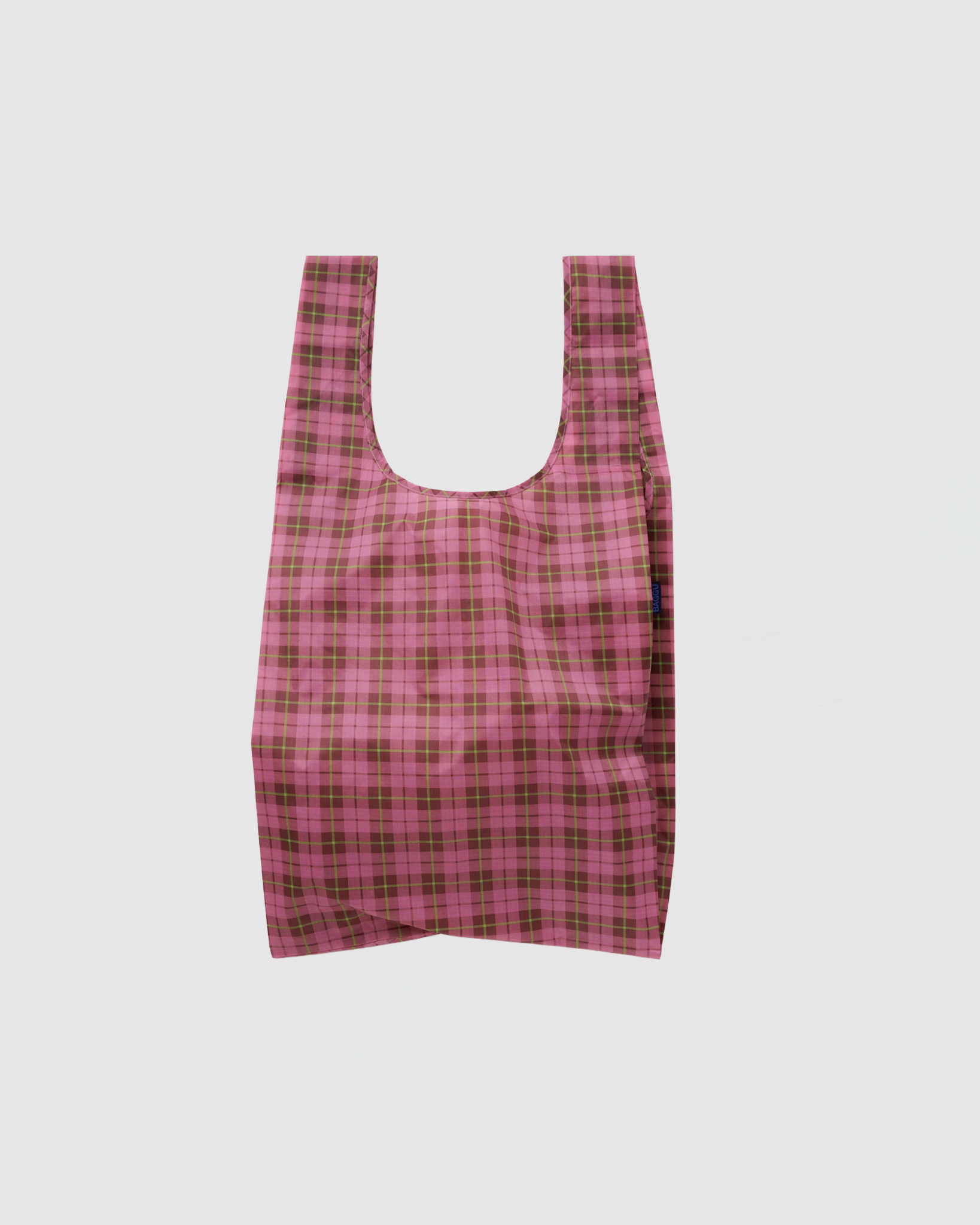 Baggu Big Baggu in Azalea Pink Tartan