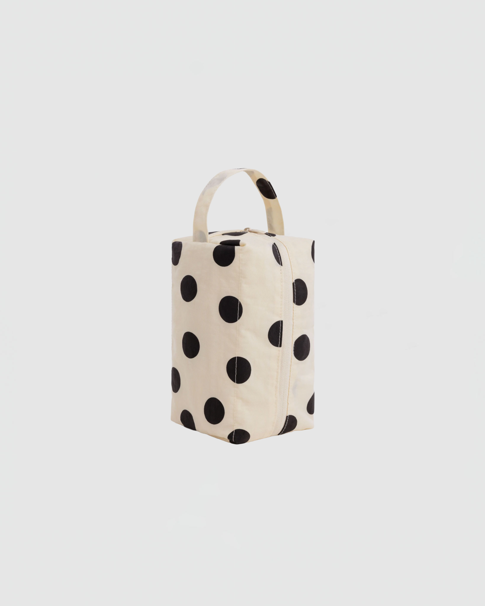 Baggu Dopp Kit in Cream and Black Polka Dot