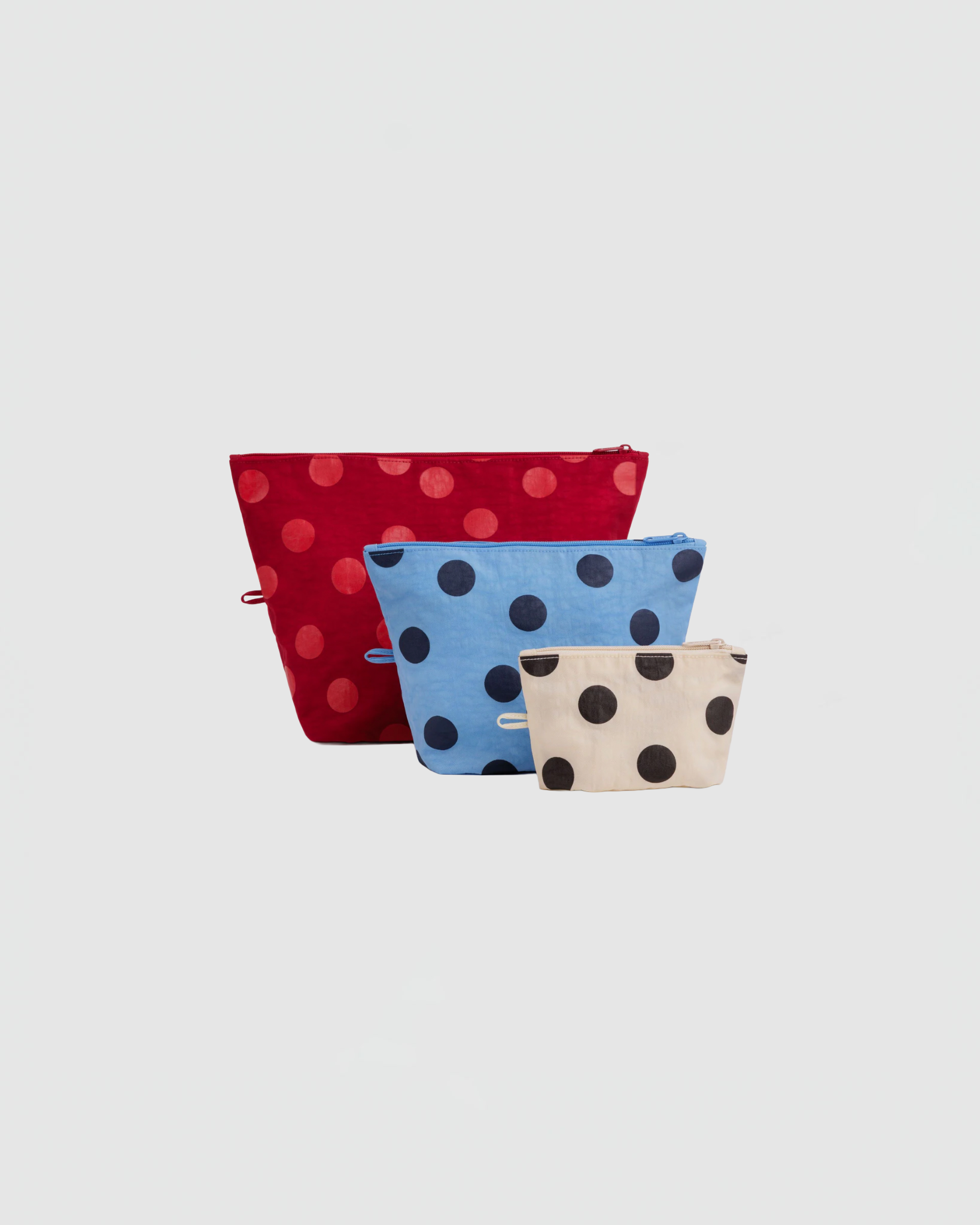 Baggu Go Pouch Set in Polka Dot Mix