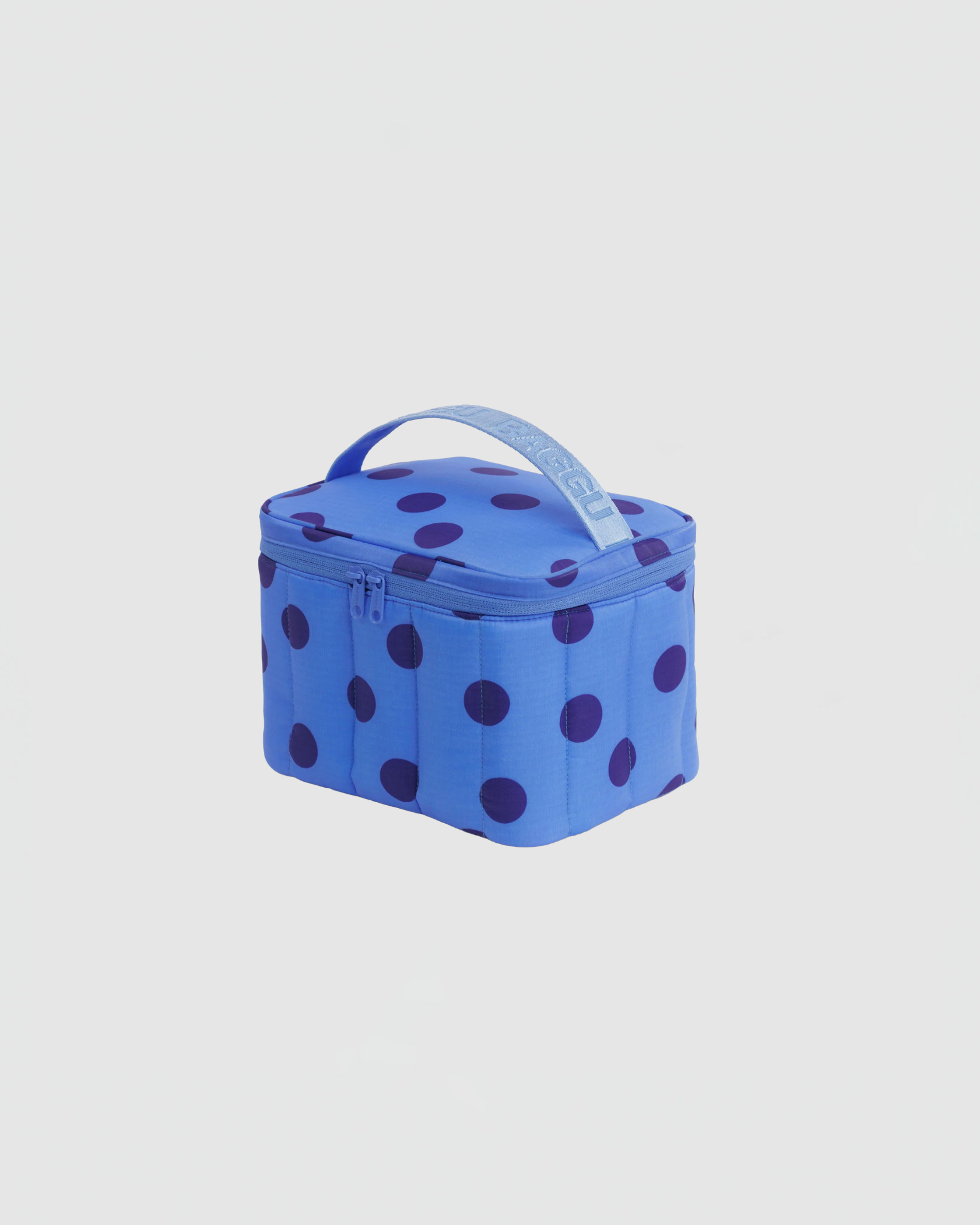 Baggu Puffy Lunch Bag in Blue Polka Dot