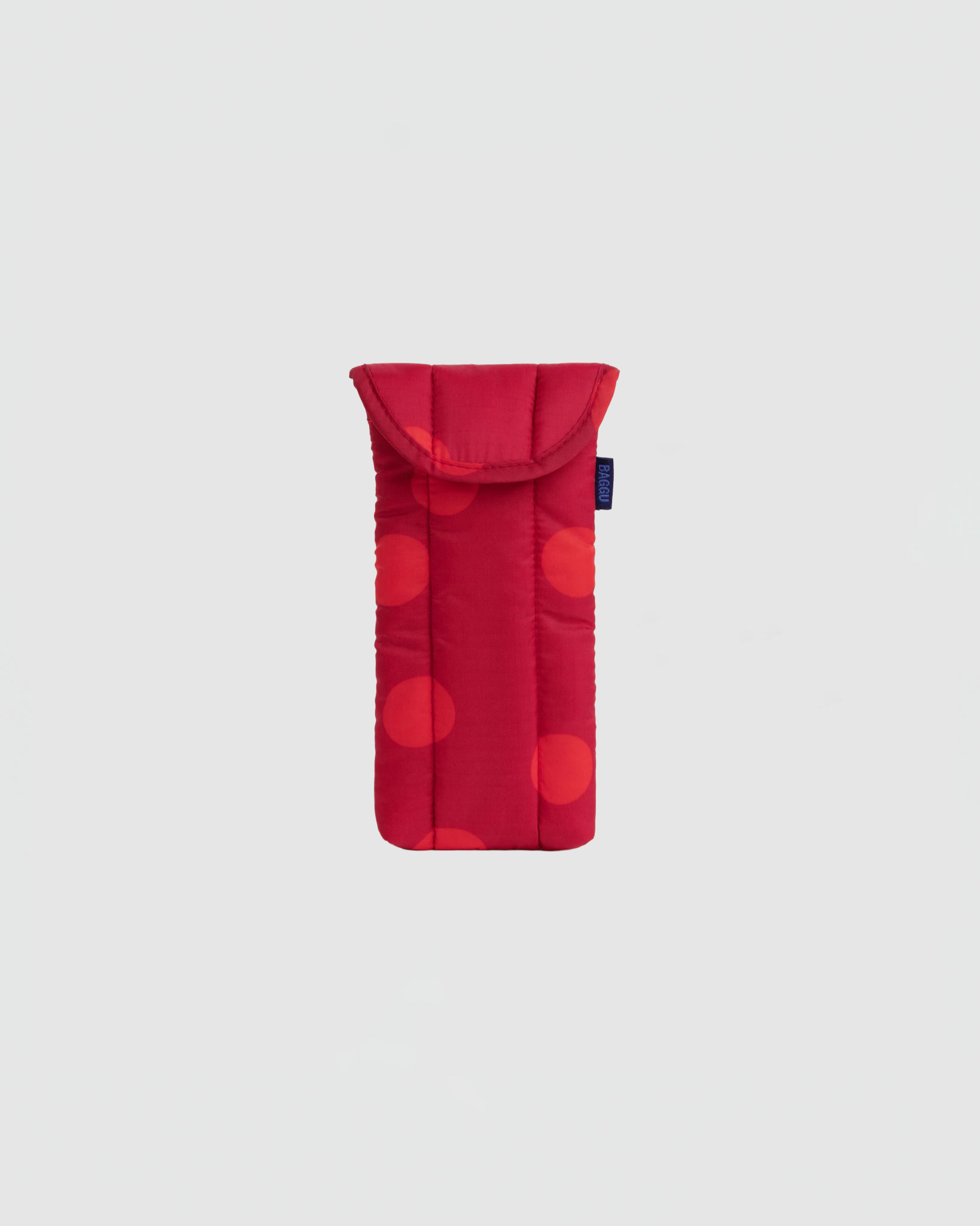 Baggu Puffy Glasses Sleeve in Red Polka Dot