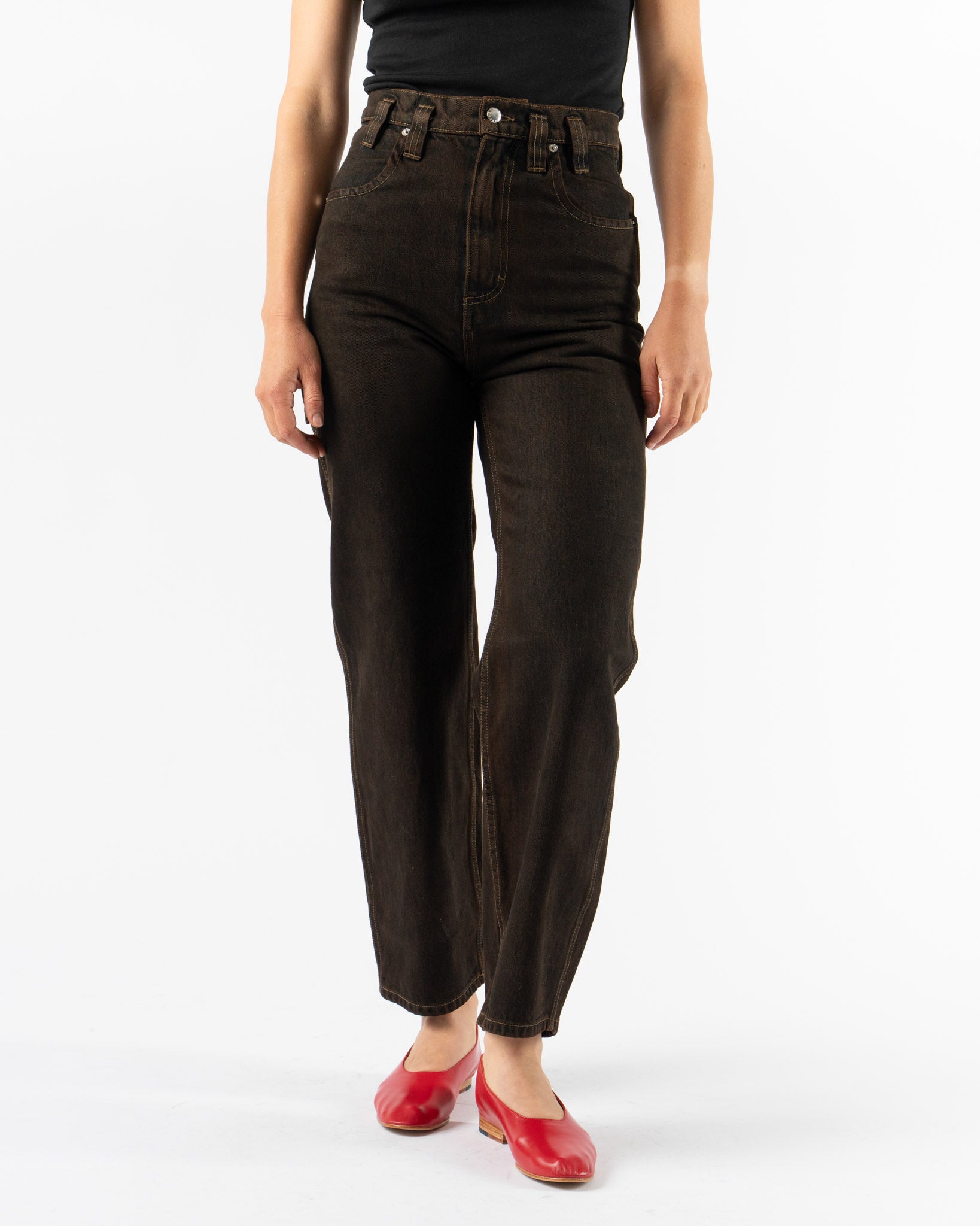 Eckhaus Latta Baggy Jean in Mud