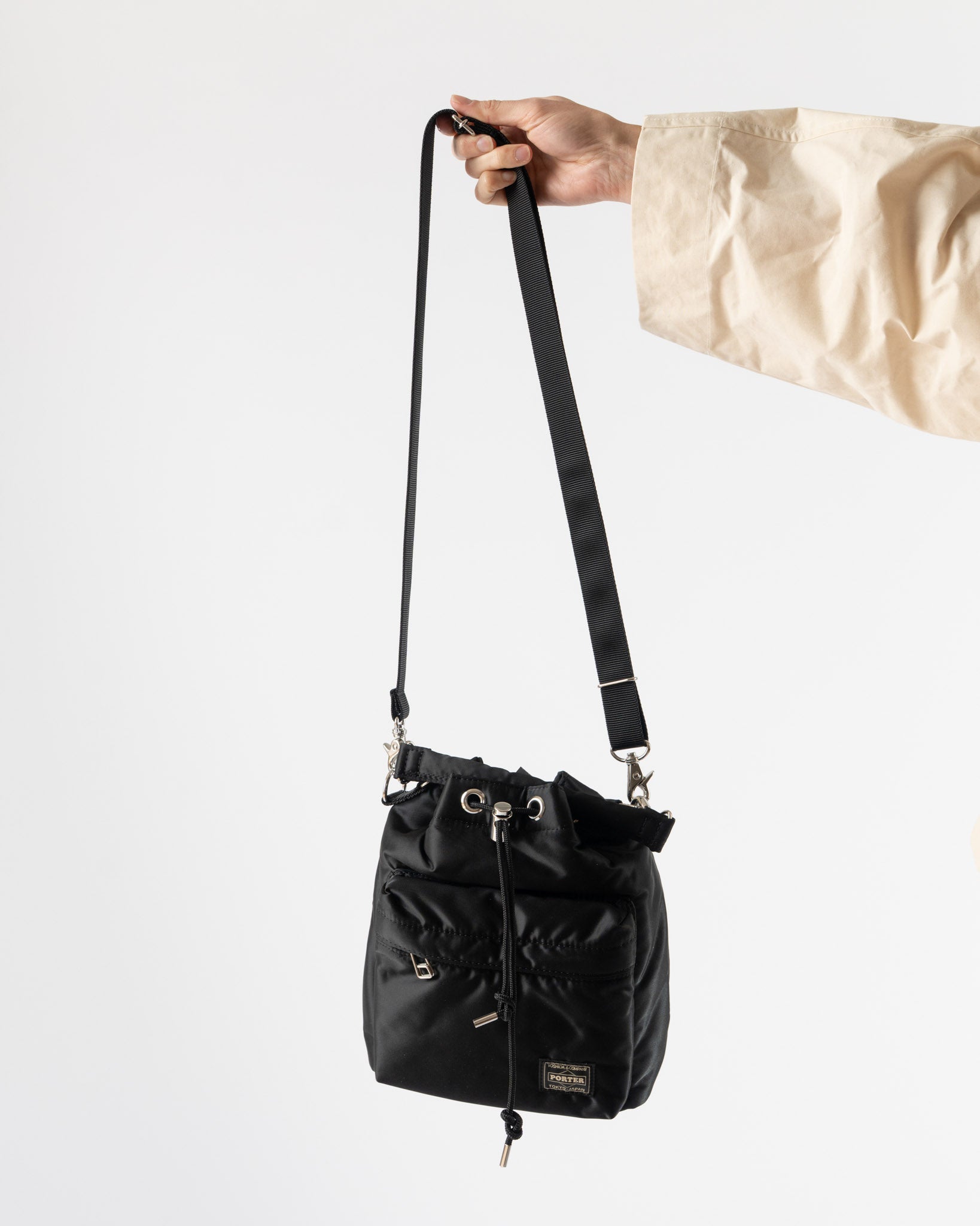Porter Yoshida Balloon Bag (S) in Black