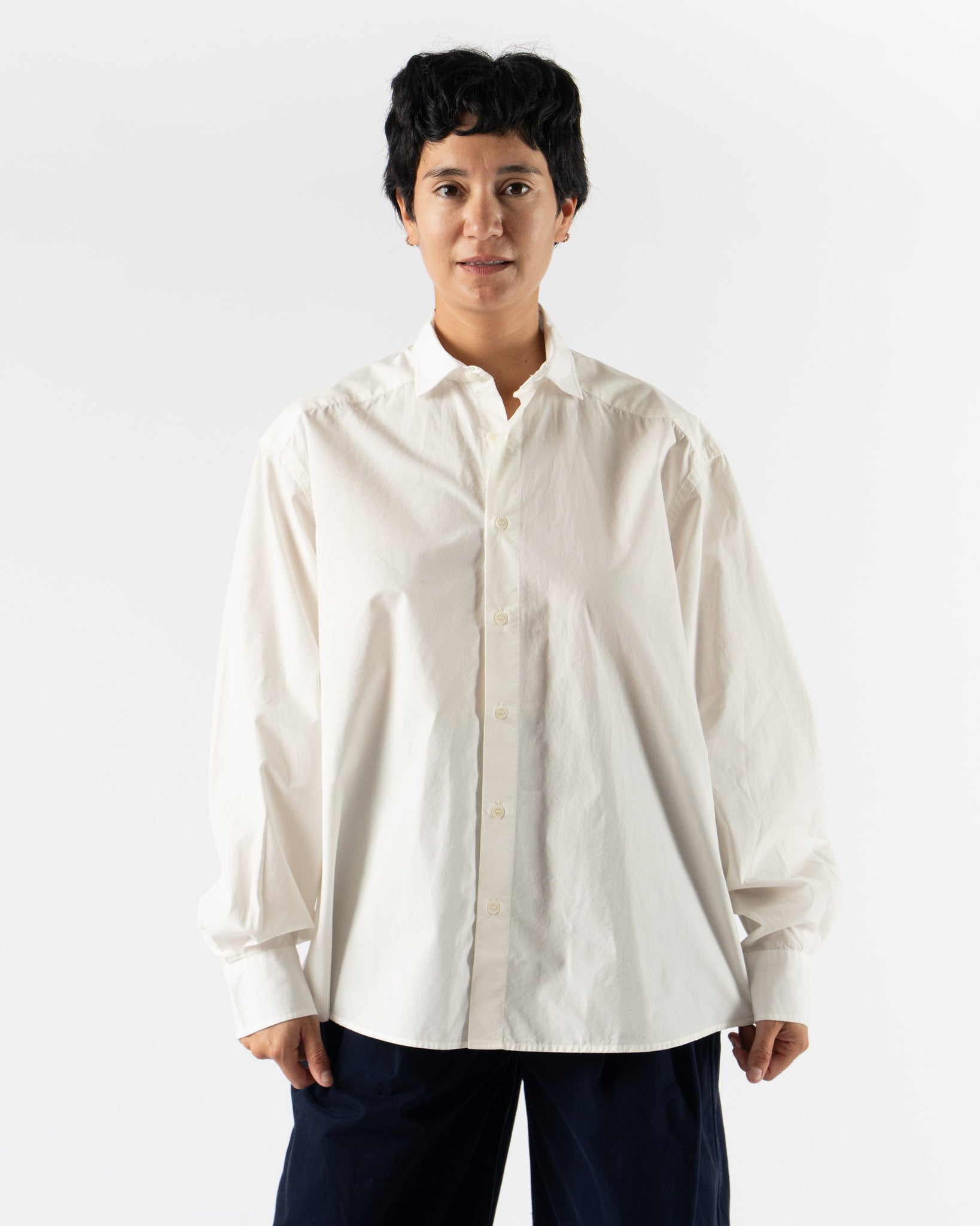 Baserange Claude Shirt in Undyed