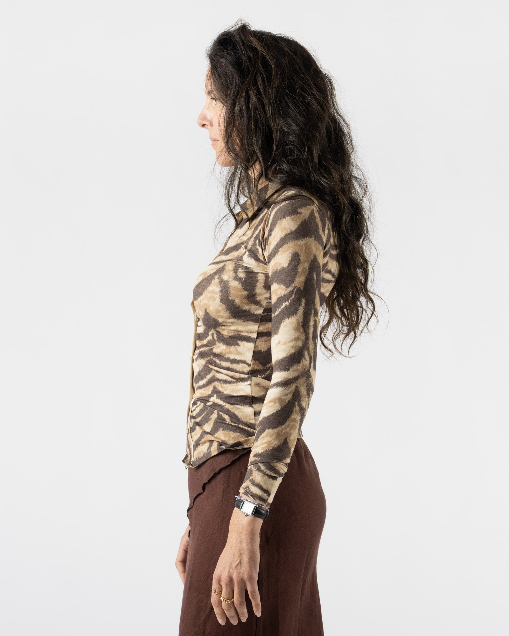 Baserange Cosme Shirt in Tiger