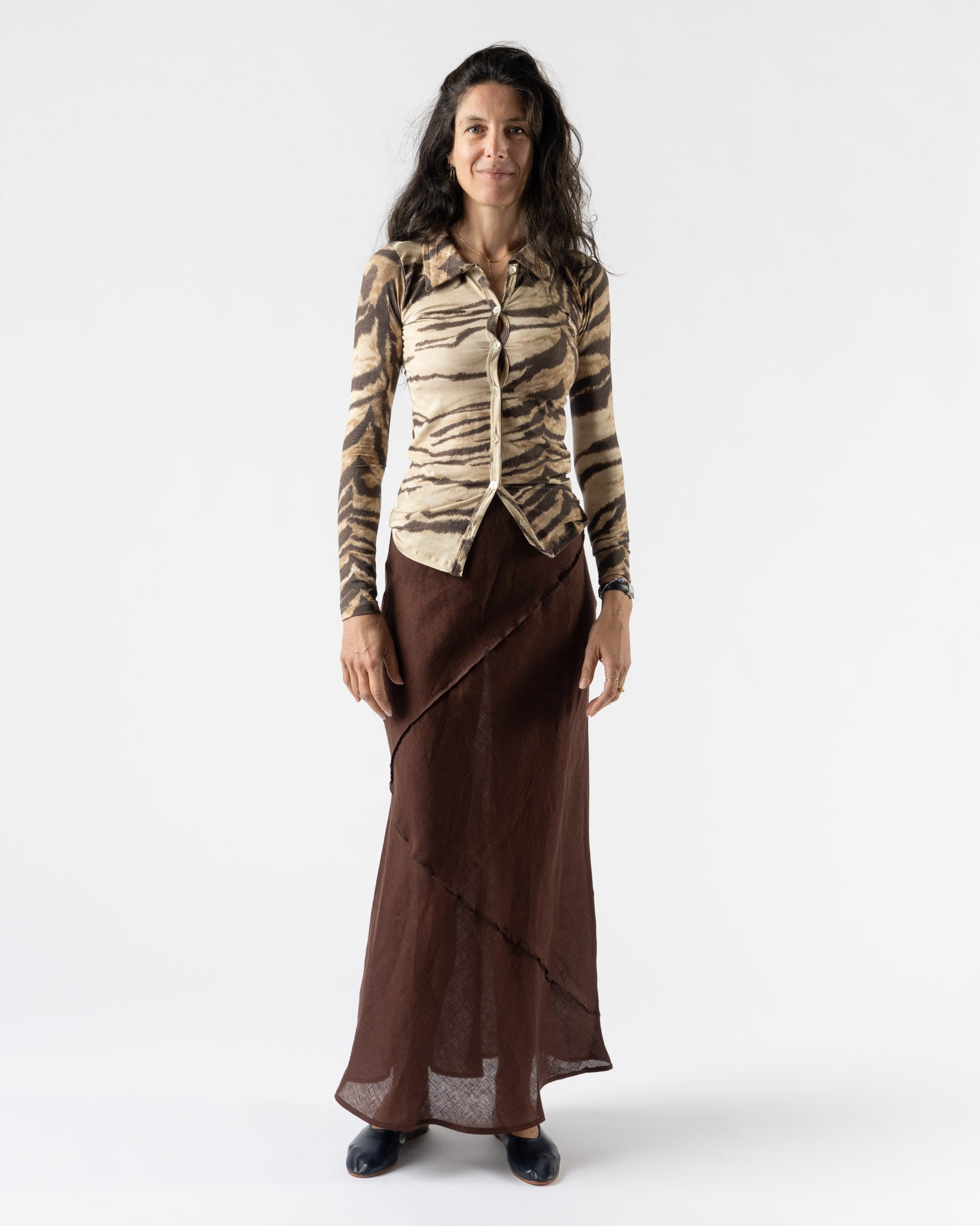 Baserange Cosme Shirt in Tiger