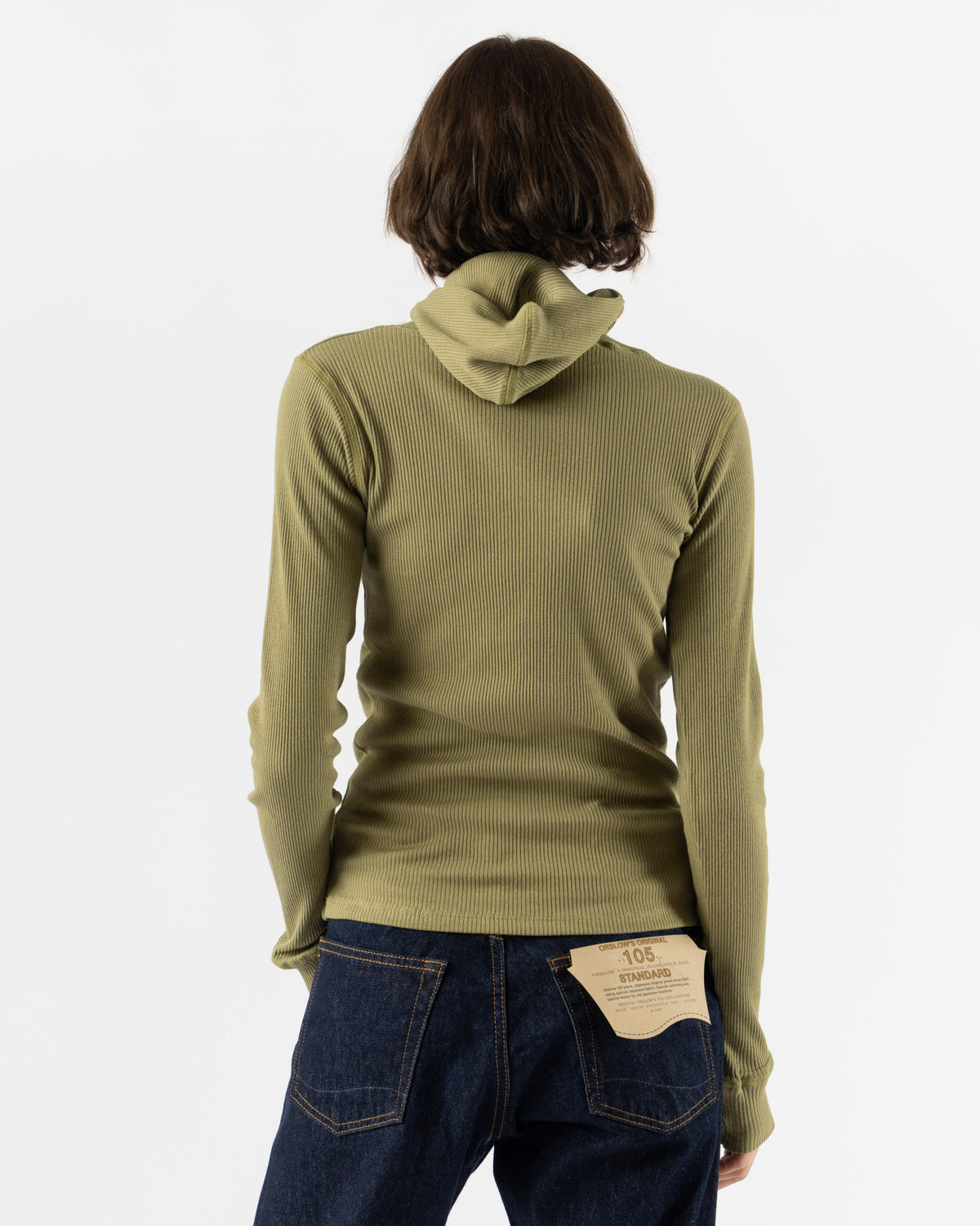 Baserange Hanifa Hoodie in Moss Green