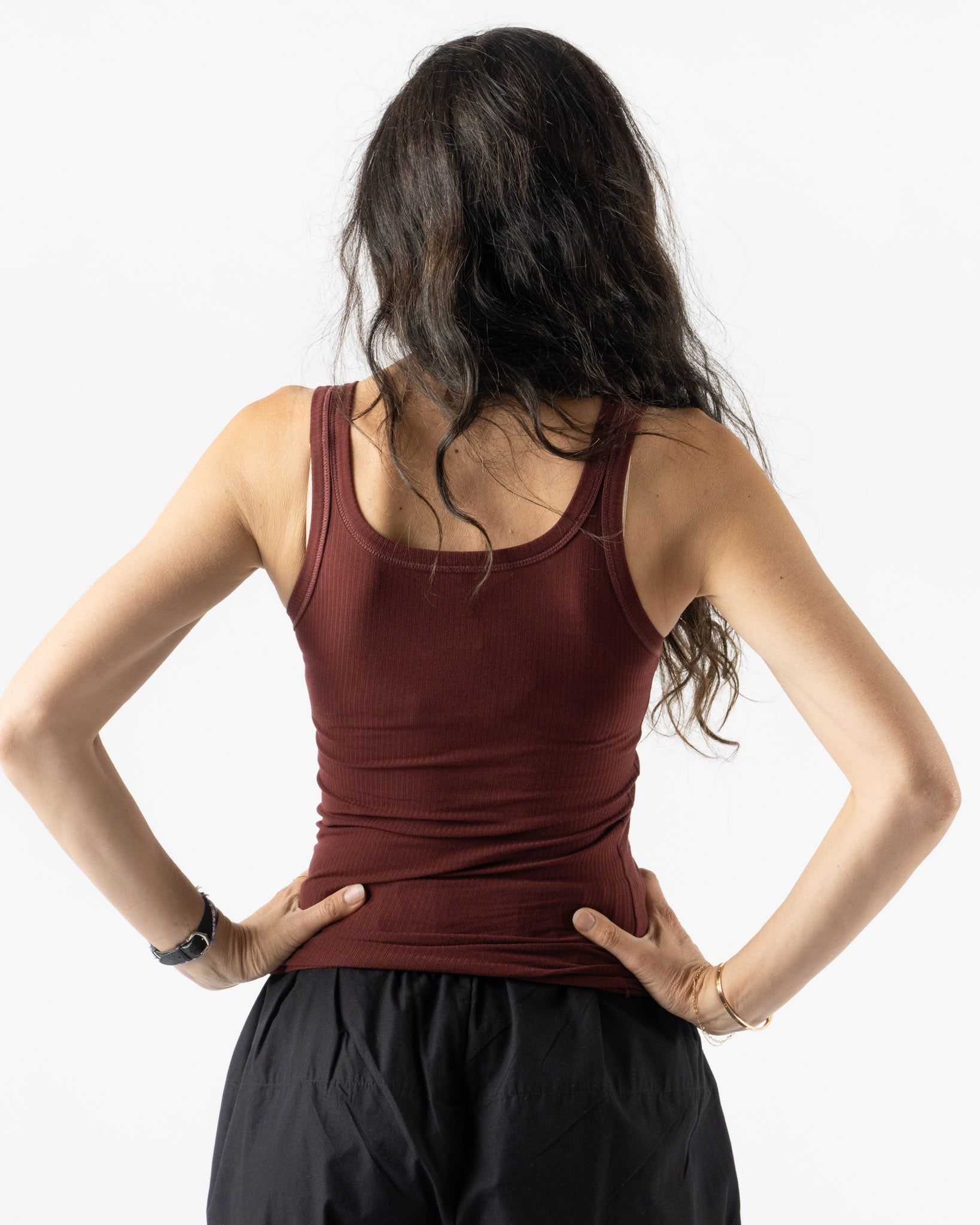 Baserange Heart Tank in Nara Red Curated at Jake and Jones