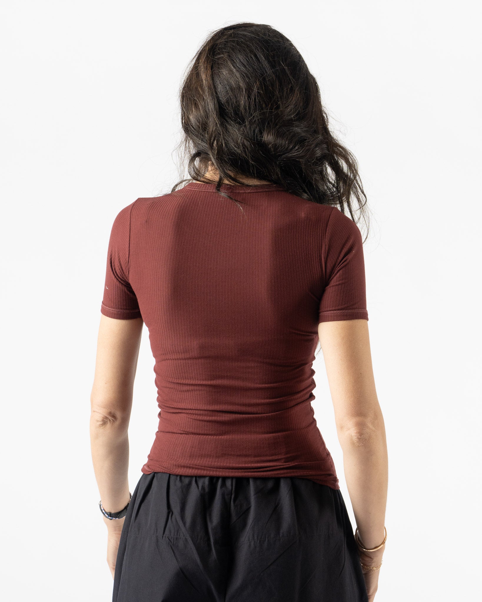 Baserange Heart Tee Shirt in Nara Red