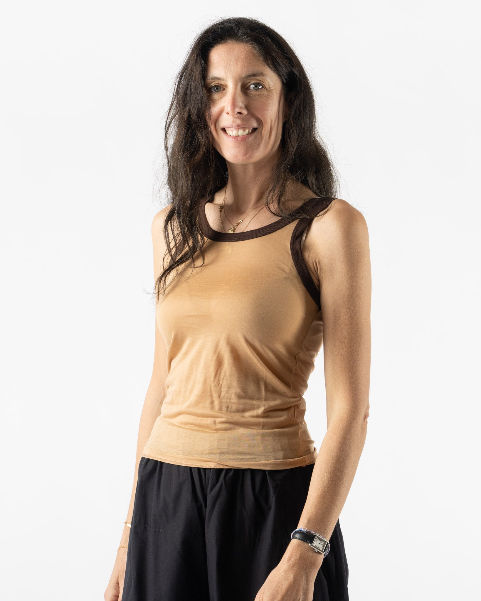 Baserange Racer Tank in Aural Tactile