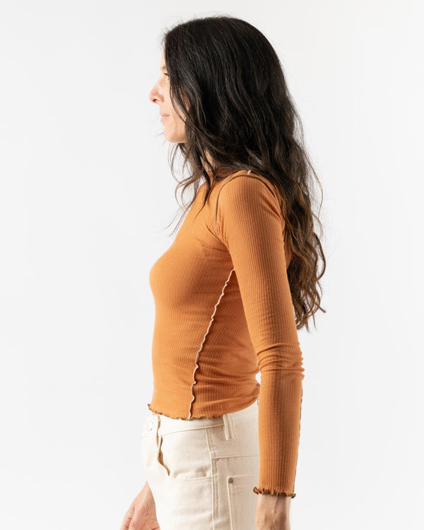 Baserange Vein Long Sleeve in Orange