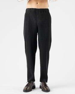 Homme Plissé Issey Miyake Basics January Bottoms in Black