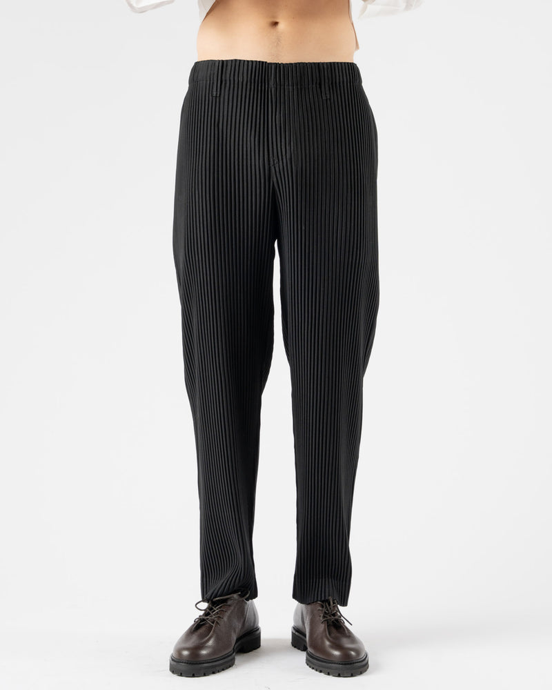 Homme Plissé Issey Miyake Basics January Bottoms in Black