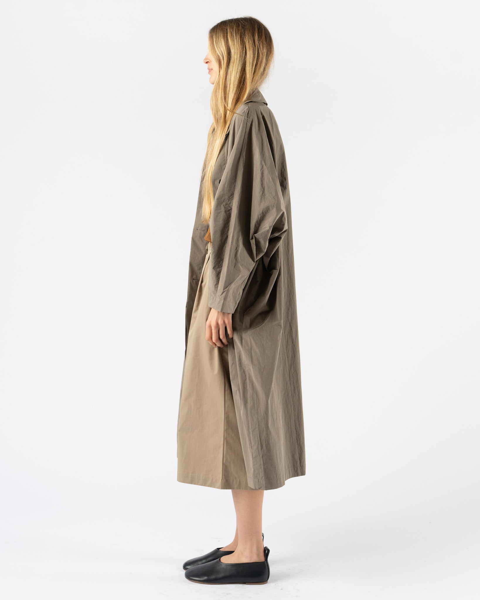 Cordera Batwing Trench in Vetiver