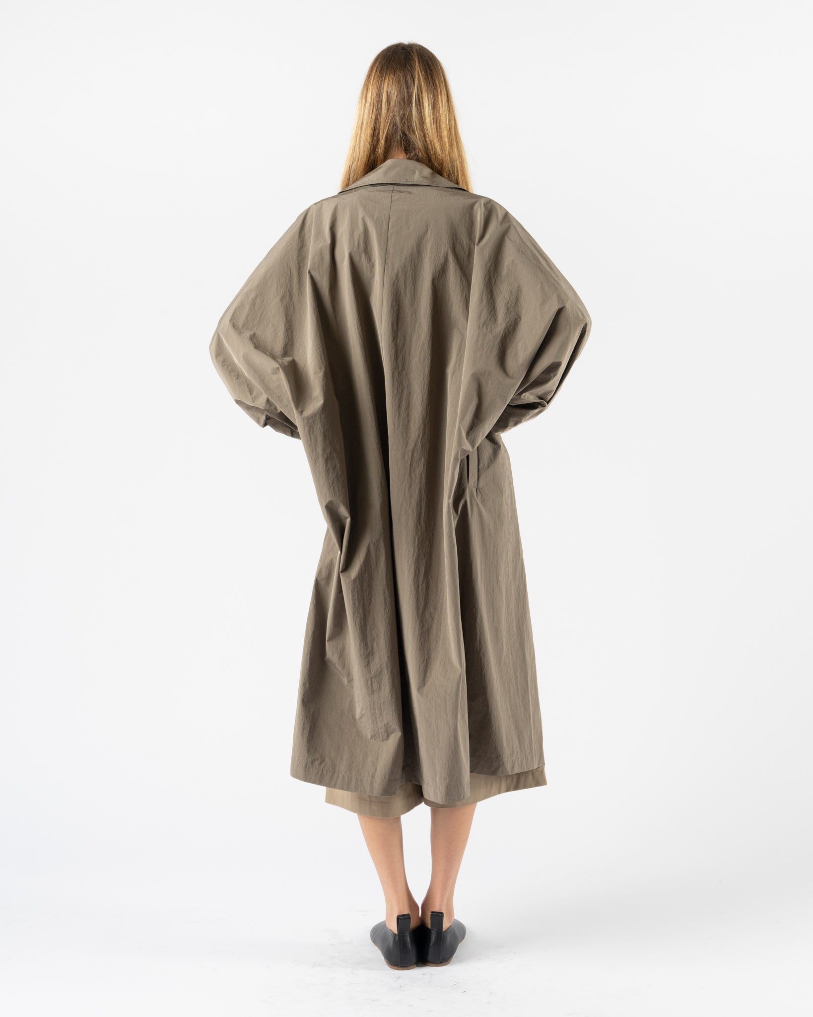Cordera Batwing Trench in Red Curated at Jake and Jones