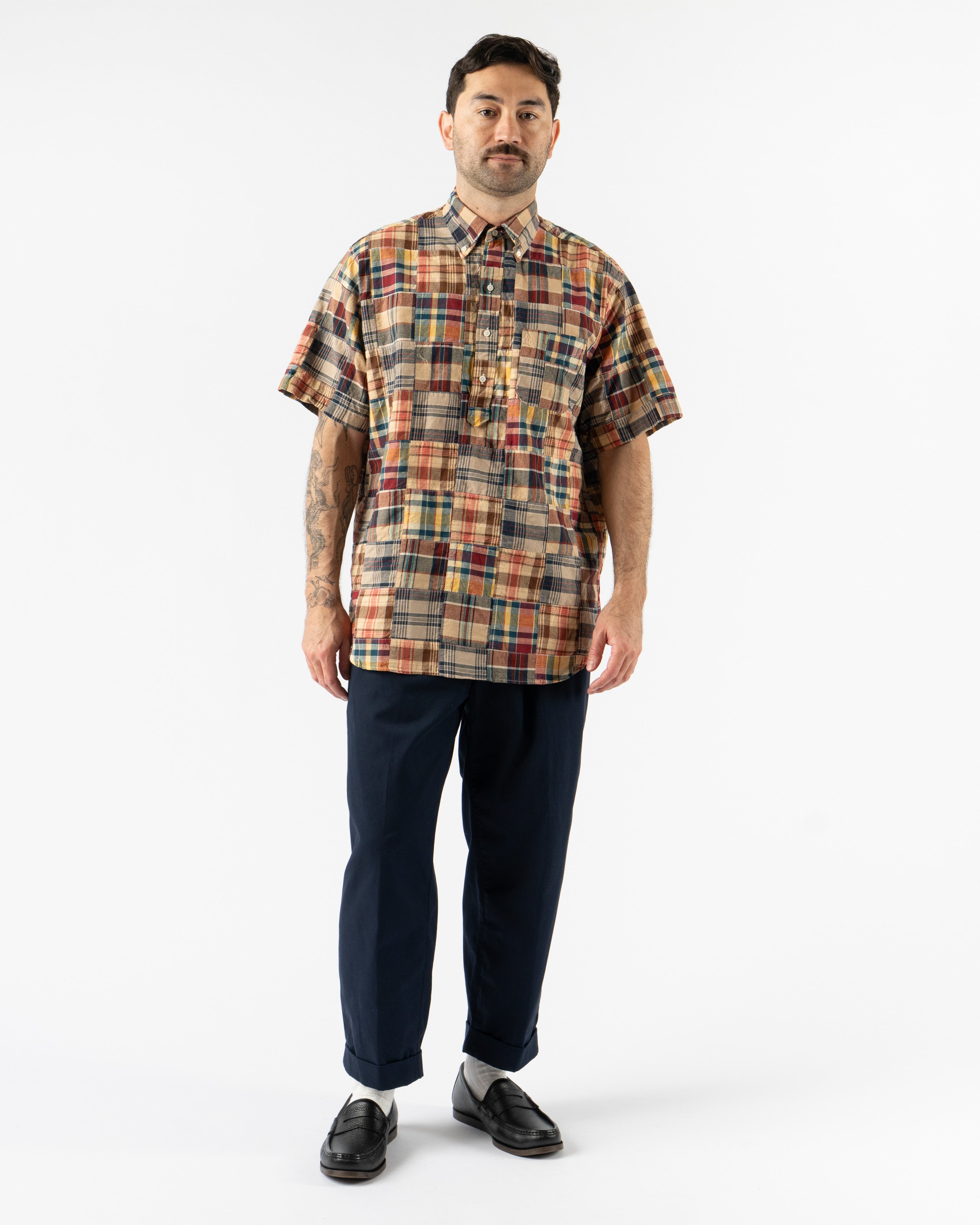 トップス BEAMS PLUS Band Pullover Madras BEAMS PLUS（ビームス プラス）Band Pullover Madras（シャツ