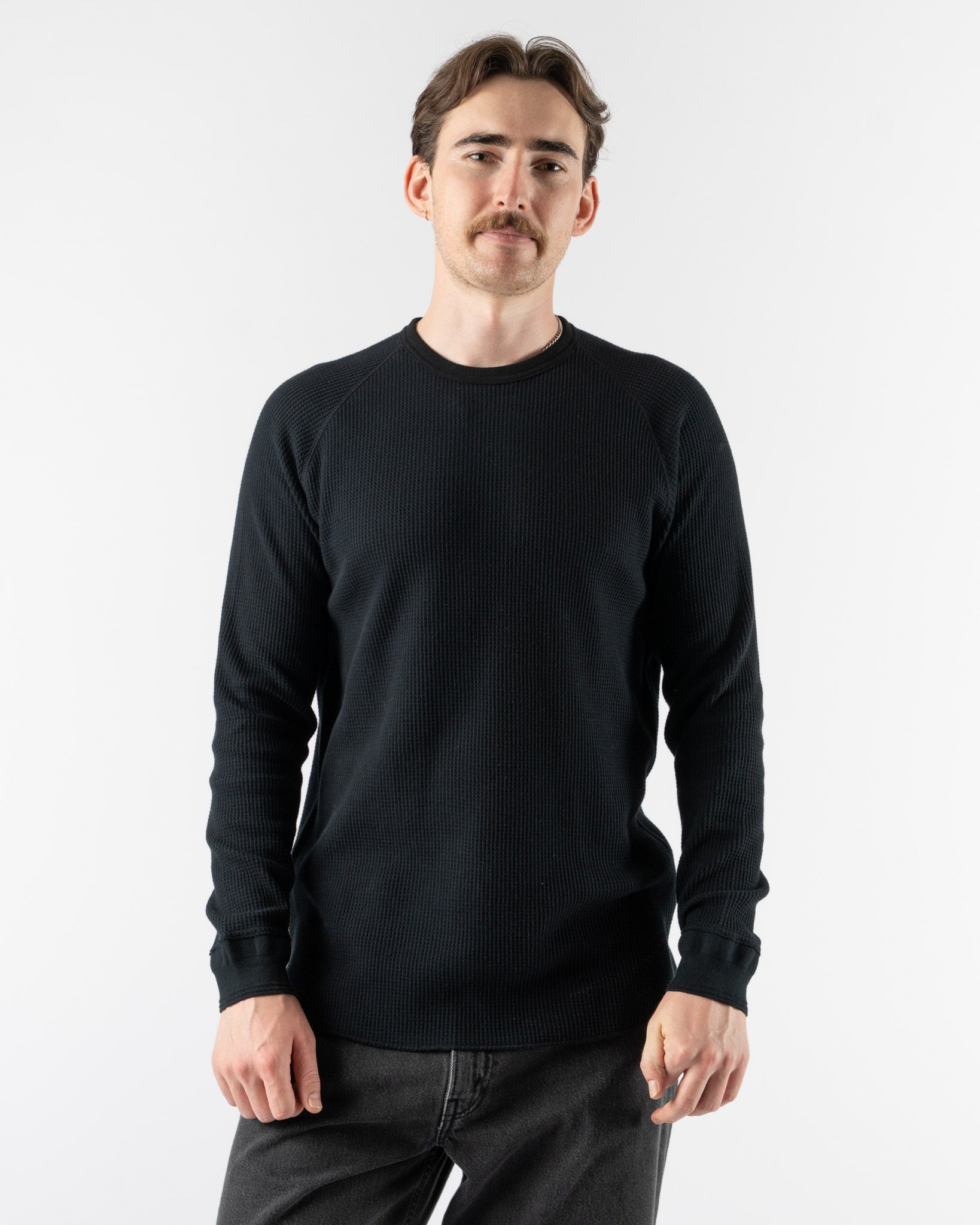 Beams Plus Crew Thermal 30 in Black
