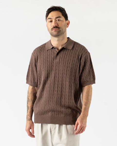 Beams-Plus-Cable-Knit-Polo-in-