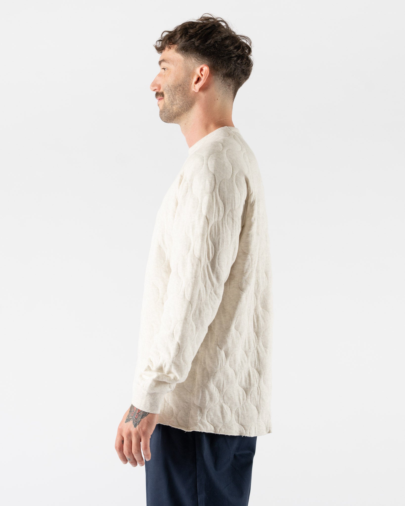 Beams Plus Crew Thermal 30 in Oatmeal