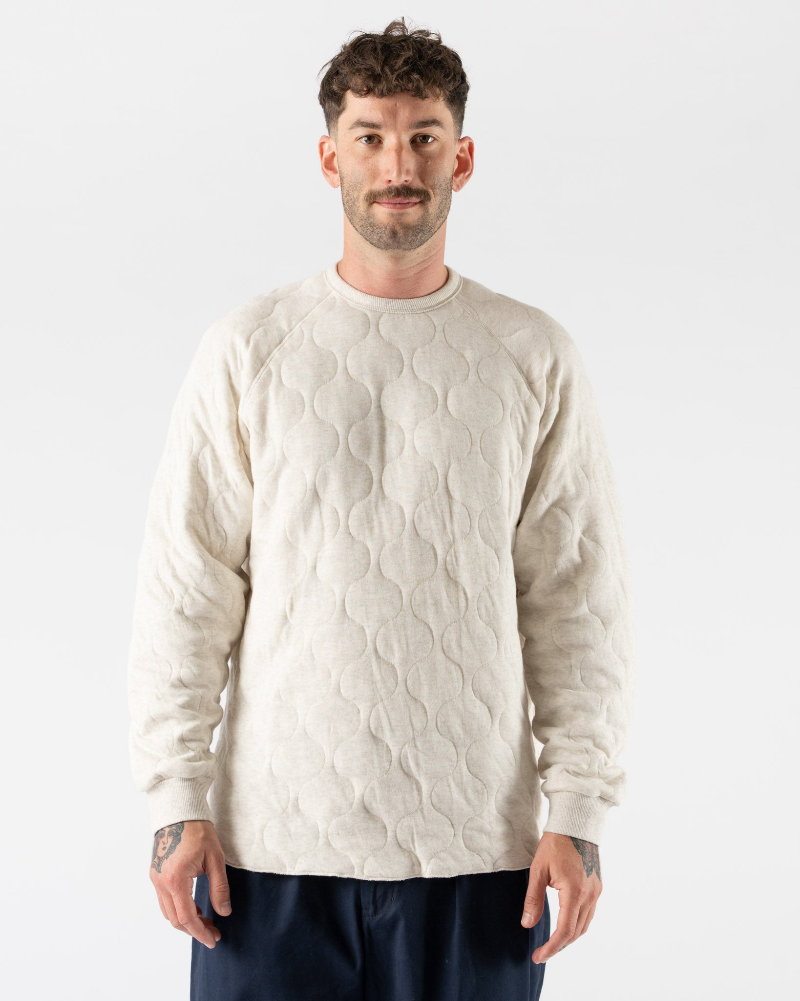Beams Plus Crew Thermal 30 in Oatmeal
