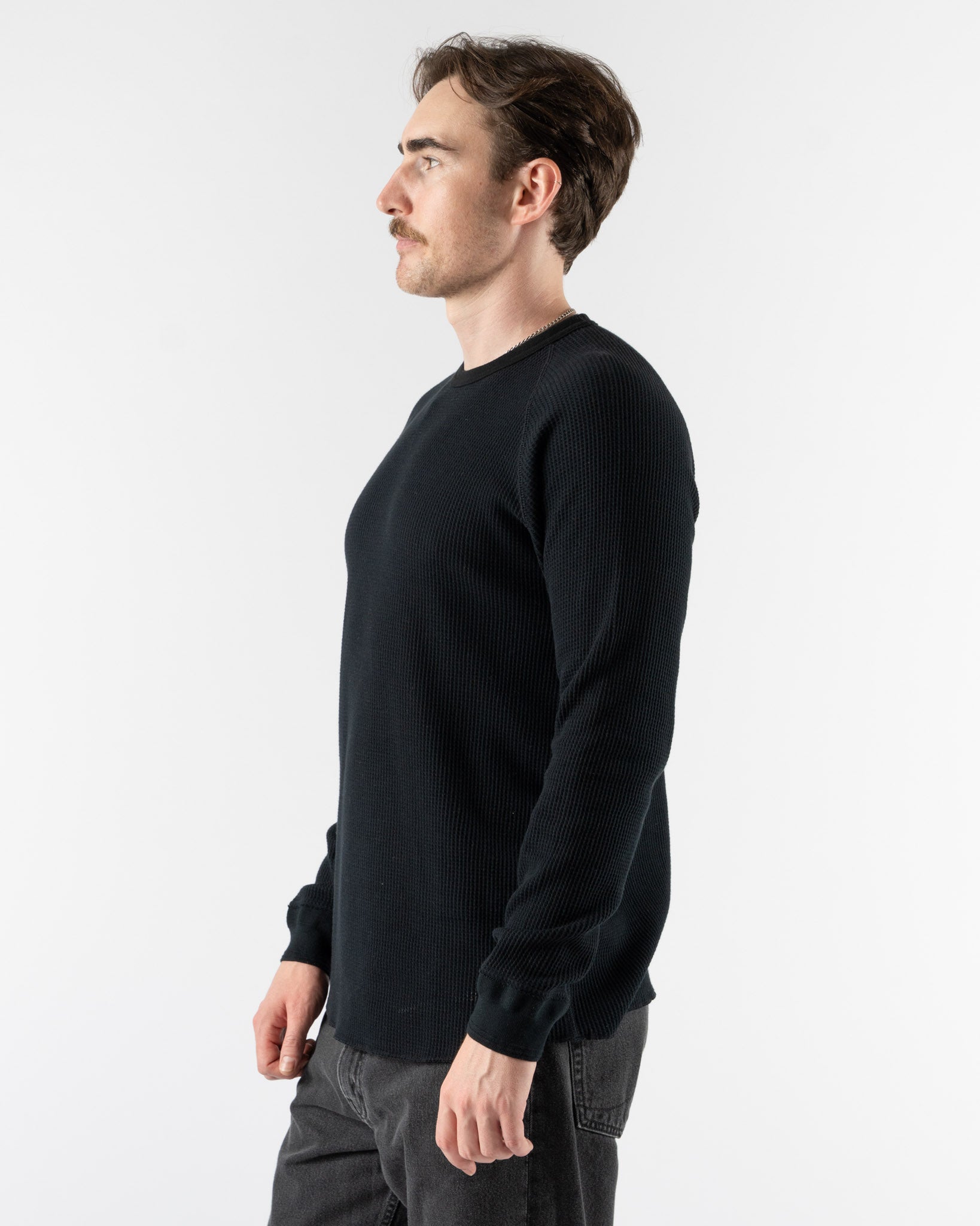 Beams Plus Crew Thermal 30 in Black