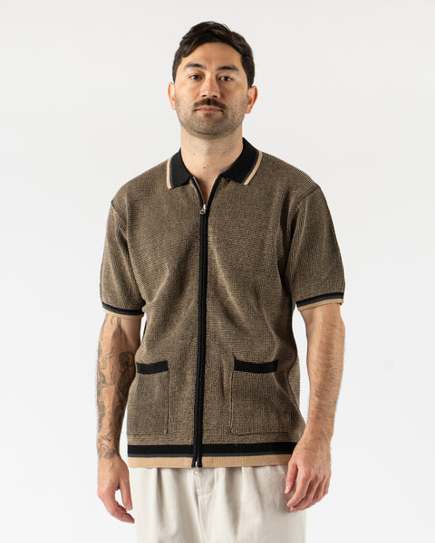 Beams-Plus-Zip-Knit-Polo-in-