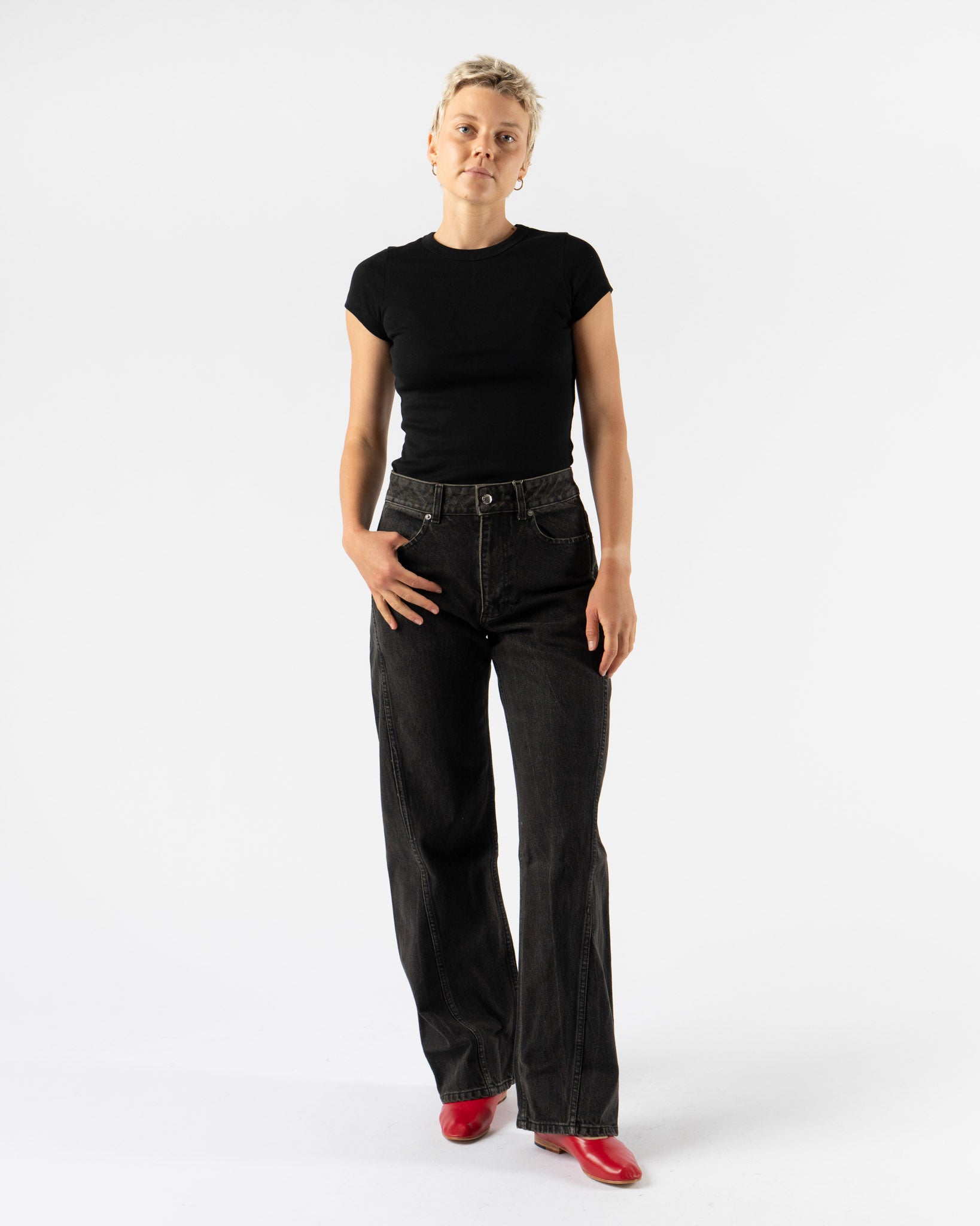 Eckhaus Latta Bend Jean in Stone