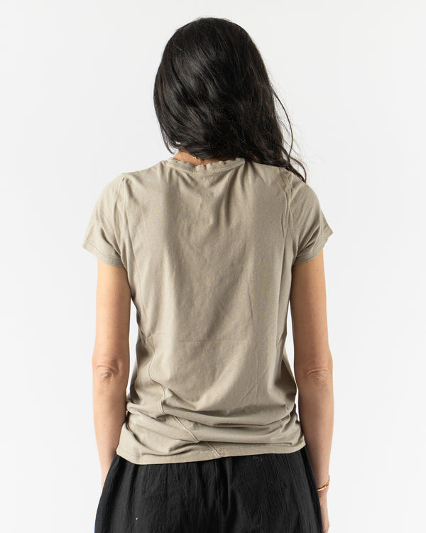 Lauren Manoogian Bias Baby Tee in Washed Clay