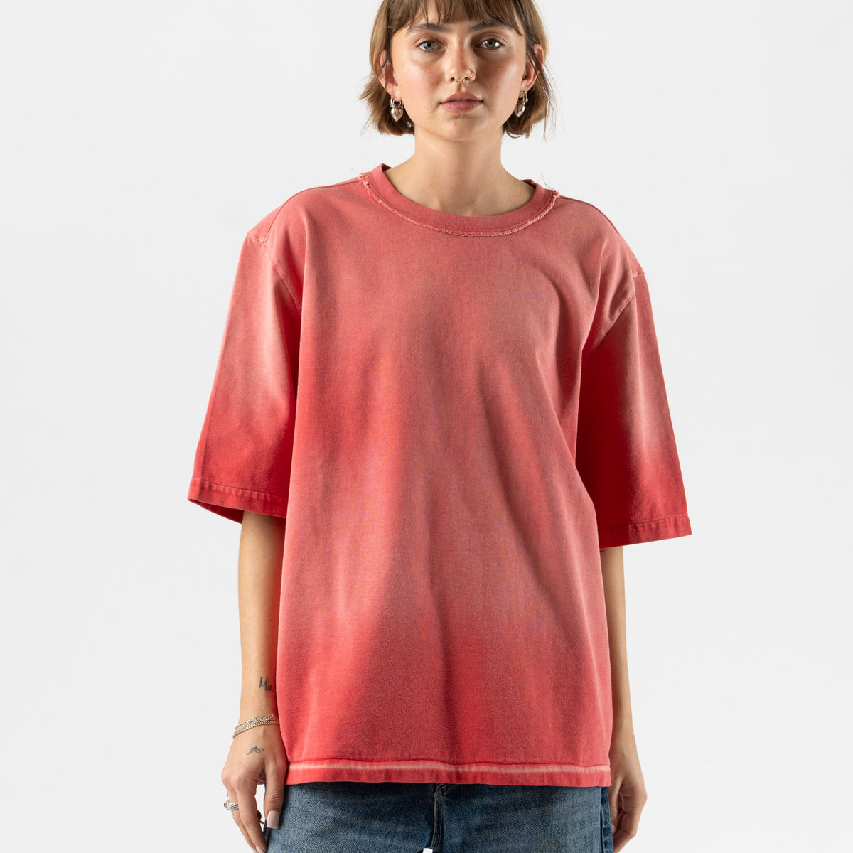 Camiel Fortgens Big Tee in Red Curated at Jake and Jones
