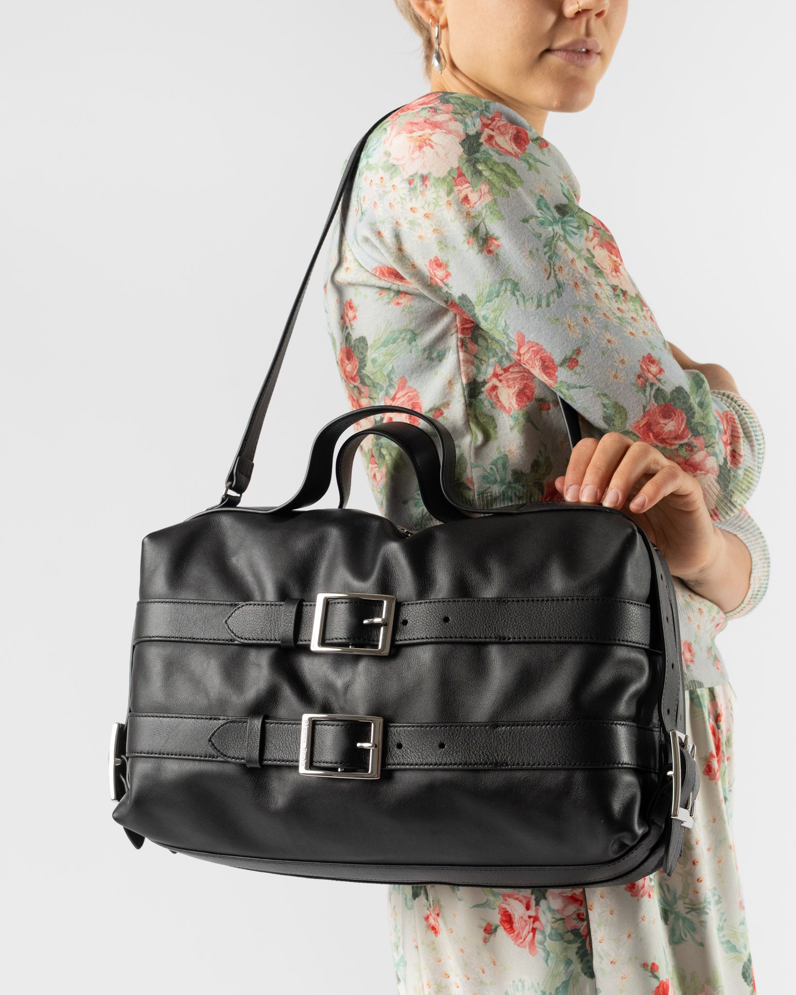Simone Rocha Biker Belt Bag in Black